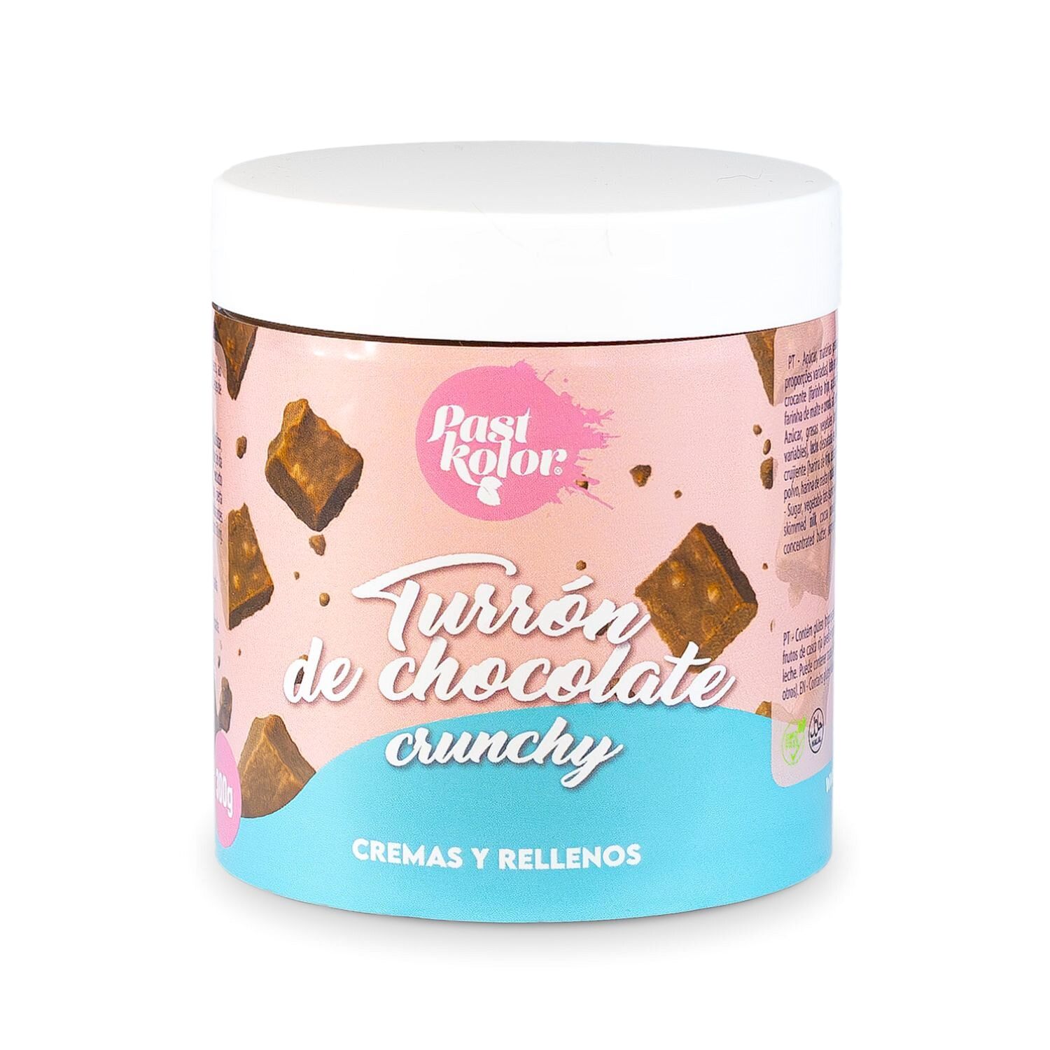 CREMA DE TURRON DE CHOCOLATE CRUNCHY PASTKOLOR - 300 G 1 CREMA DE TURRON DE CHOCOLATE CRUNCHY PASTKOLOR - 300 G