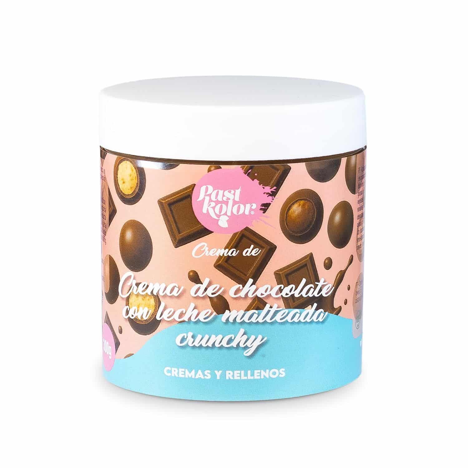 CREMA DE CHOCOLATE CON LECHE MALTEADA CRUNCHY PASTKOLOR - 300 G 1 CREMA DE CHOCOLATE CON LECHE MALTEADA CRUNCHY PASTKOLOR - 300 G