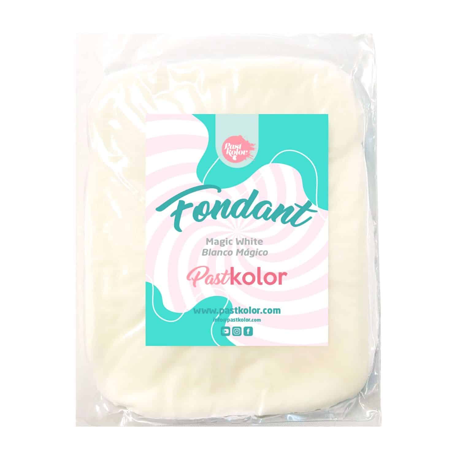 FONDANT PASTKOLOR - BLANCO MAGICO (1 KG) 1 FONDANT PASTKOLOR - BLANCO MAGICO (1 KG)