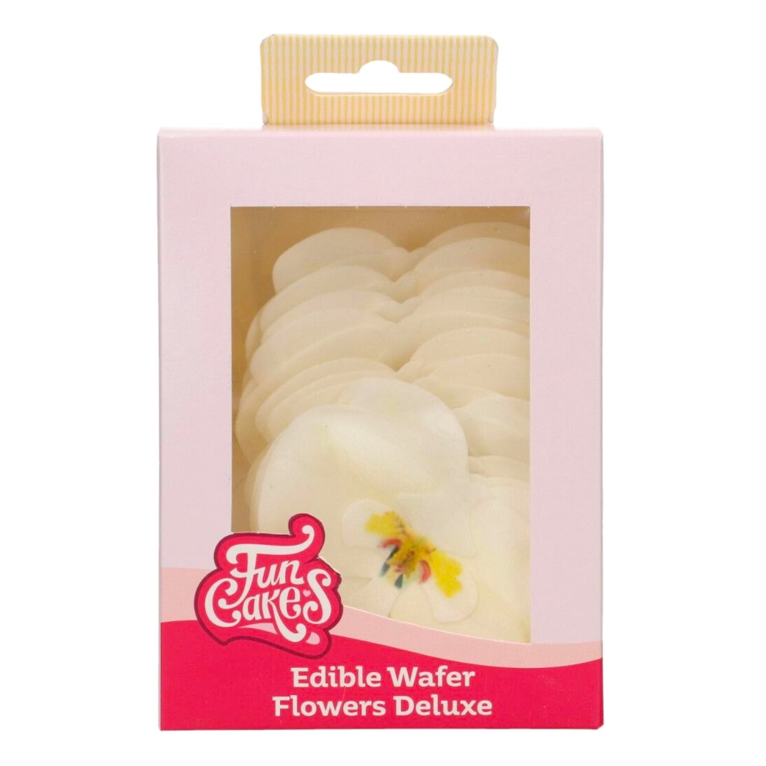 FLORES DE PAPEL COMESTIBLES FUNCAKES - ORQUIDEA BLANCA MEDIANA 2 FLORES DE PAPEL COMESTIBLES FUNCAKES - ORQUIDEA BLANCA MEDIANA - Imagen 2