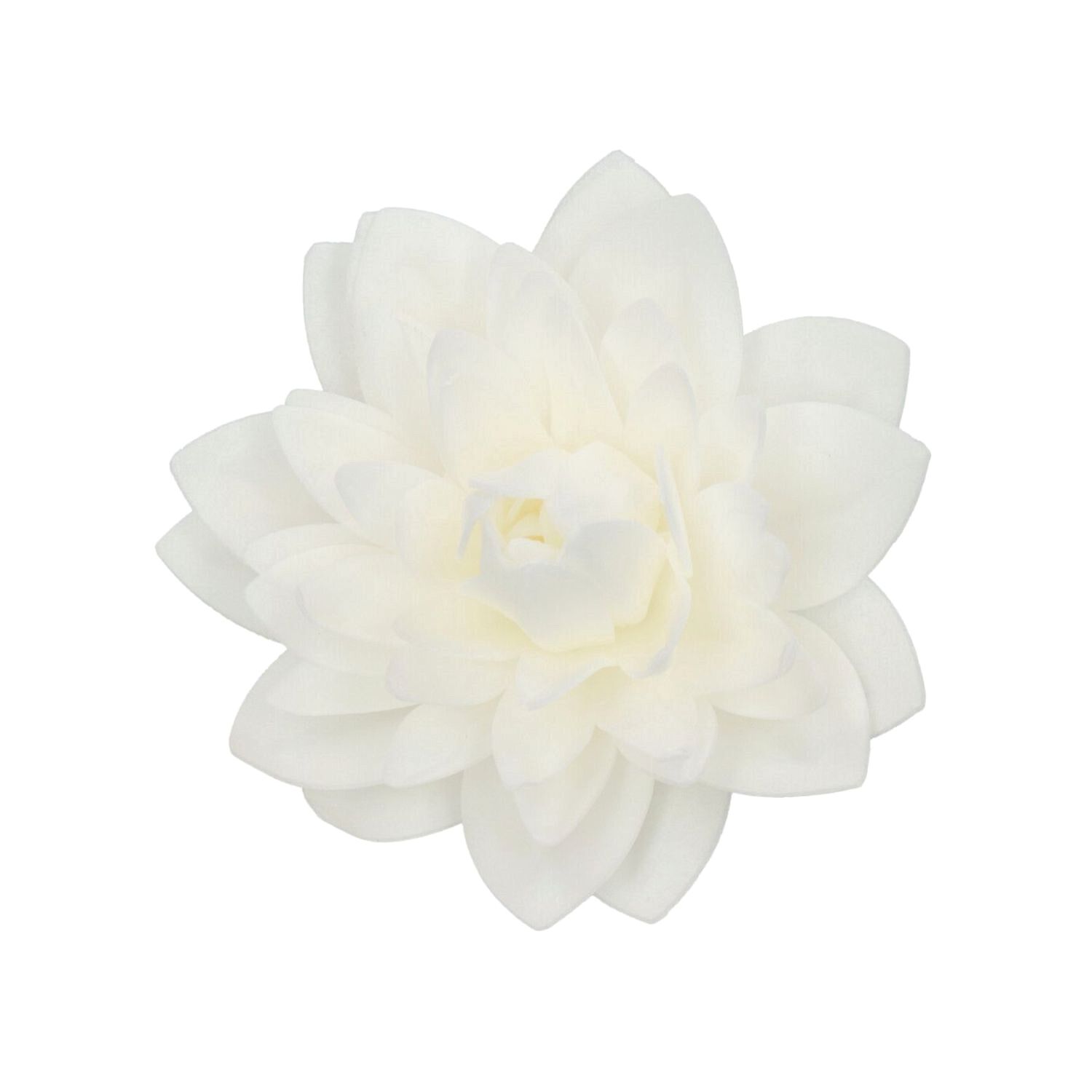 FLOR DE PAPEL COMESTIBLE FUNCAKES - DALIA BLANCA GRANDE 1 FLOR DE PAPEL COMESTIBLE FUNCAKES - DALIA BLANCA GRANDE
