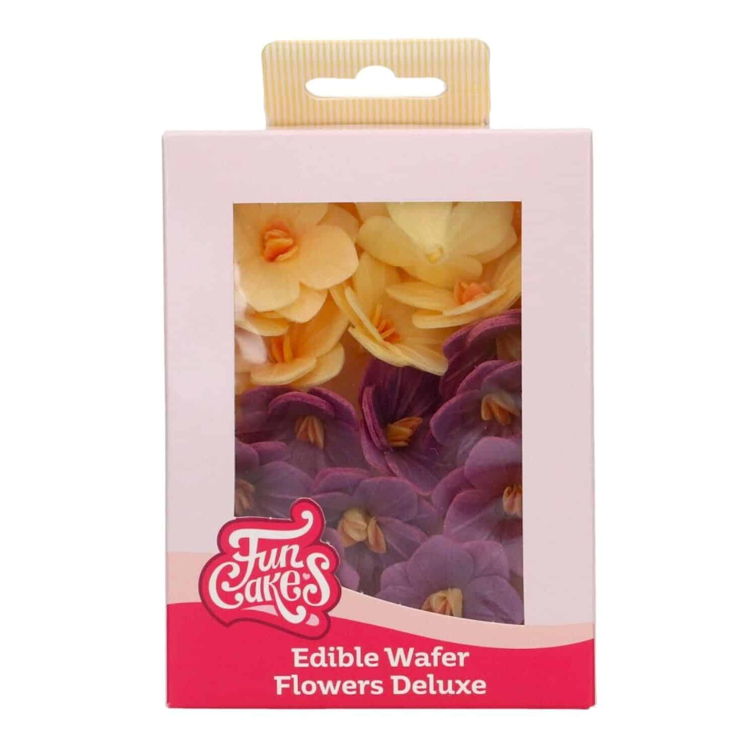 FLORES DE PAPEL COMESTIBLES FUNCAKES - HORTENSIA PURPURA / AMARILLA PEQUEÑA 2 FLORES DE PAPEL COMESTIBLES FUNCAKES - HORTENSIA PURPURA / AMARILLA PEQUEÑA - Imagen 2