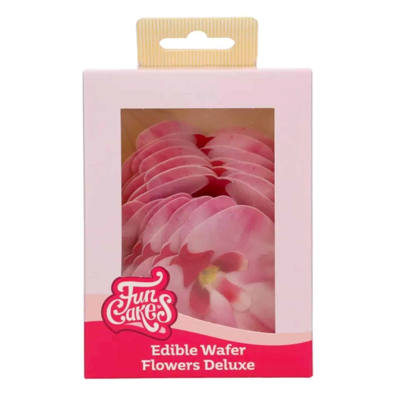 FLORES DE PAPEL COMESTIBLES FUNCAKES - ORQUIDEA ROSA MEDIANA 3 FLORES DE PAPEL COMESTIBLES FUNCAKES - ORQUIDEA ROSA MEDIANA - Imagen 3