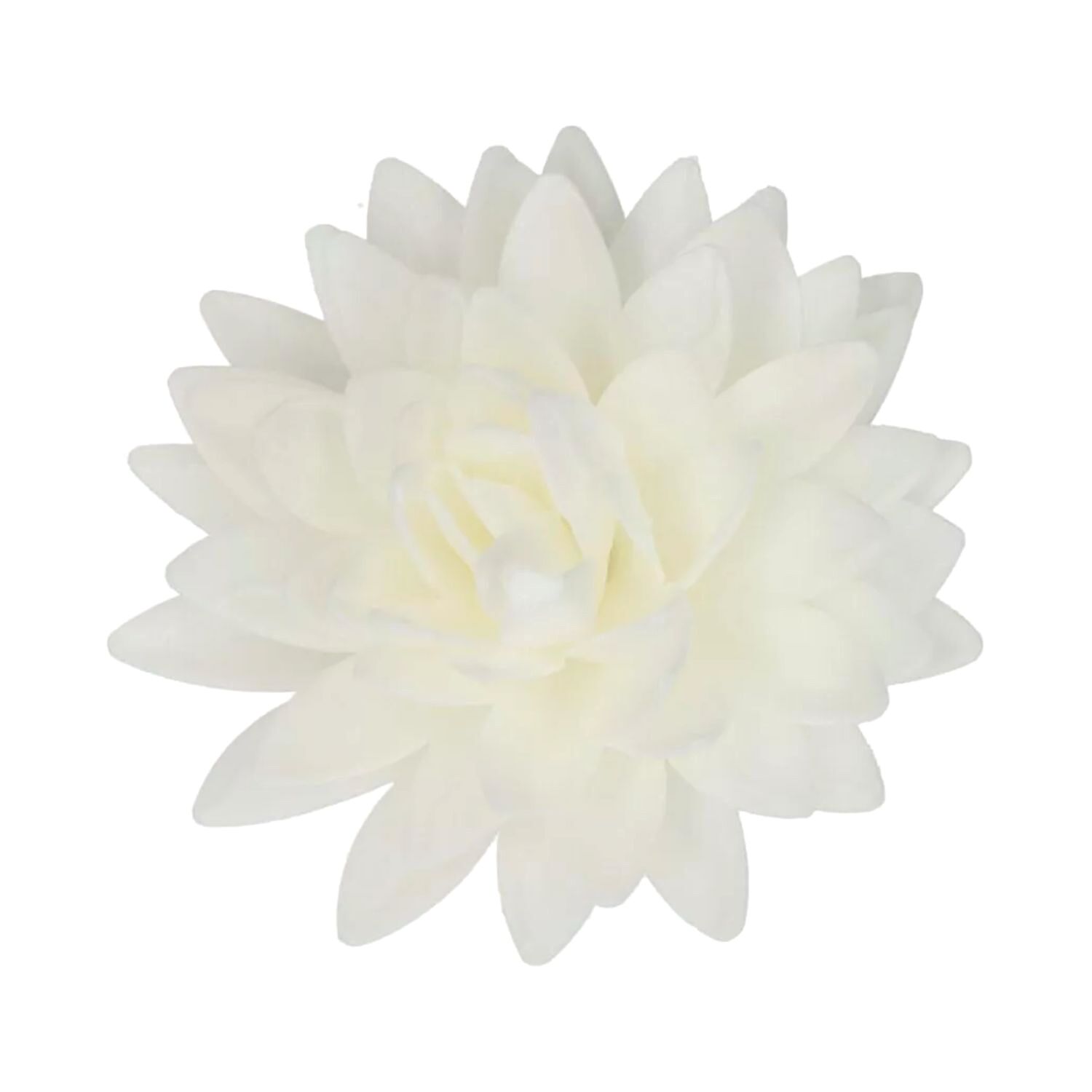 FLOR DE PAPEL COMESTIBLE FUNCAKES - PEONIA BLANCA GRANDE 1 FLOR DE PAPEL COMESTIBLE FUNCAKES - PEONIA BLANCA GRANDE