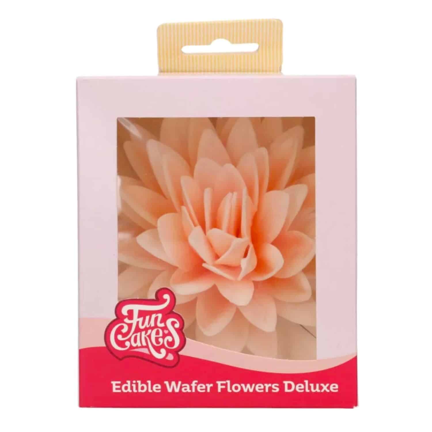 FLOR DE PAPEL COMESTIBLE FUNCAKES - PEONIA NARANJA OMBRE GRANDE 2 FLOR DE PAPEL COMESTIBLE FUNCAKES - PEONIA NARANJA OMBRE GRANDE - Imagen 2