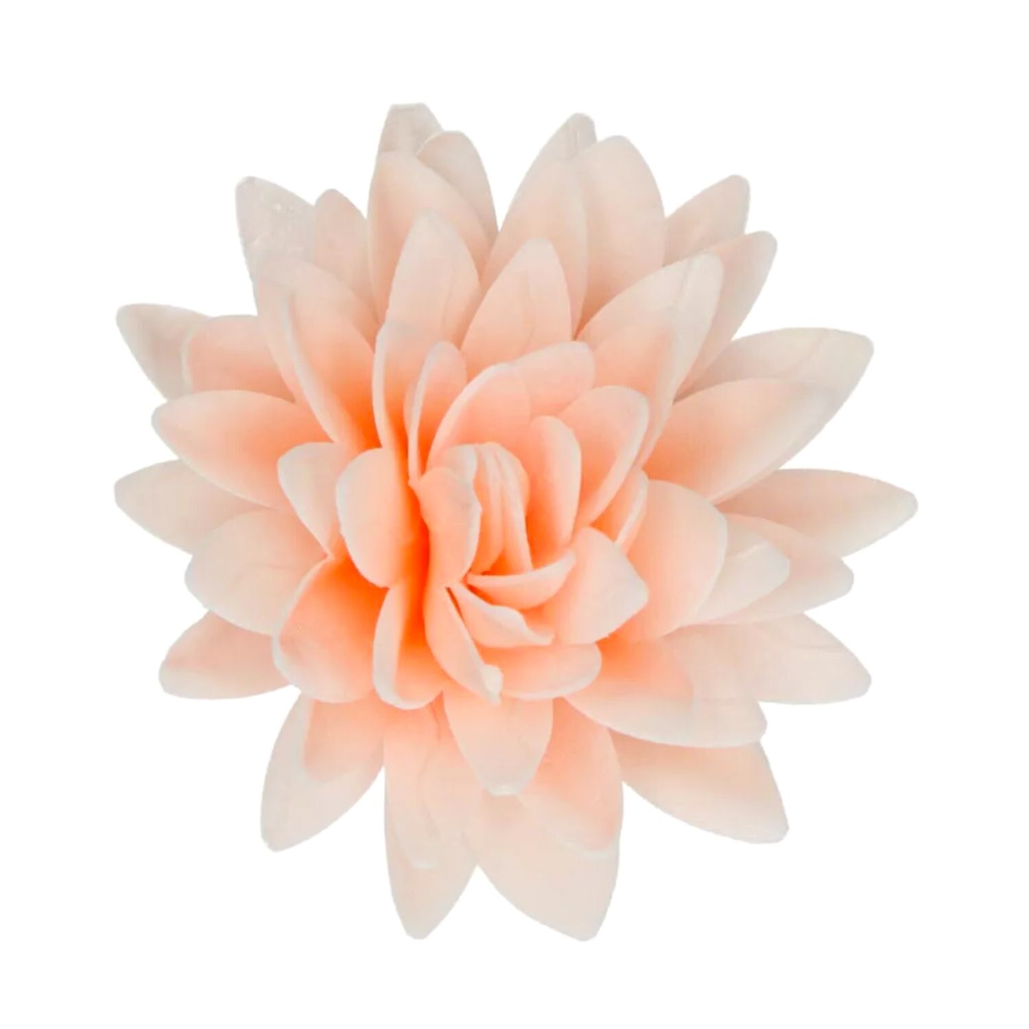 FLOR DE PAPEL COMESTIBLE FUNCAKES - PEONIA NARANJA OMBRE GRANDE 1 FLOR DE PAPEL COMESTIBLE FUNCAKES - PEONIA NARANJA OMBRE GRANDE