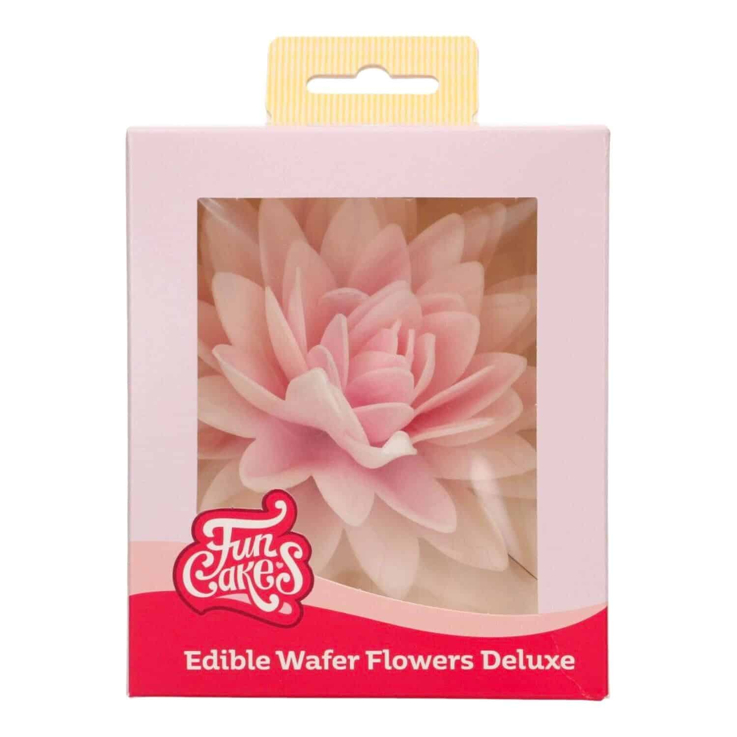 FLOR DE PAPEL COMESTIBLE FUNCAKES - PEONIA ROSA OMBRE GRANDE 3 FLOR DE PAPEL COMESTIBLE FUNCAKES - PEONIA ROSA OMBRE GRANDE - Imagen 3