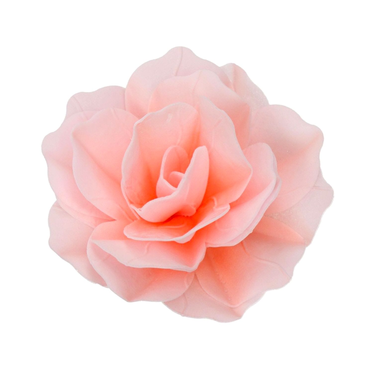 FLOR DE PAPEL COMESTIBLE FUNCAKES - ROSA PASTELLA ROSA GRANDE 1 FLOR DE PAPEL COMESTIBLE FUNCAKES - ROSA PASTELLA ROSA GRANDE