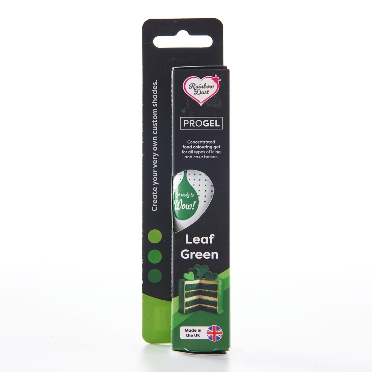 COLORANTE EN GEL "PROGEL" RAINBOW DUST - LEAF GREEN / VERDE HOJA 25 G 2 COLORANTE EN GEL "PROGEL" RAINBOW DUST - LEAF GREEN / VERDE HOJA 25 G - Imagen 2