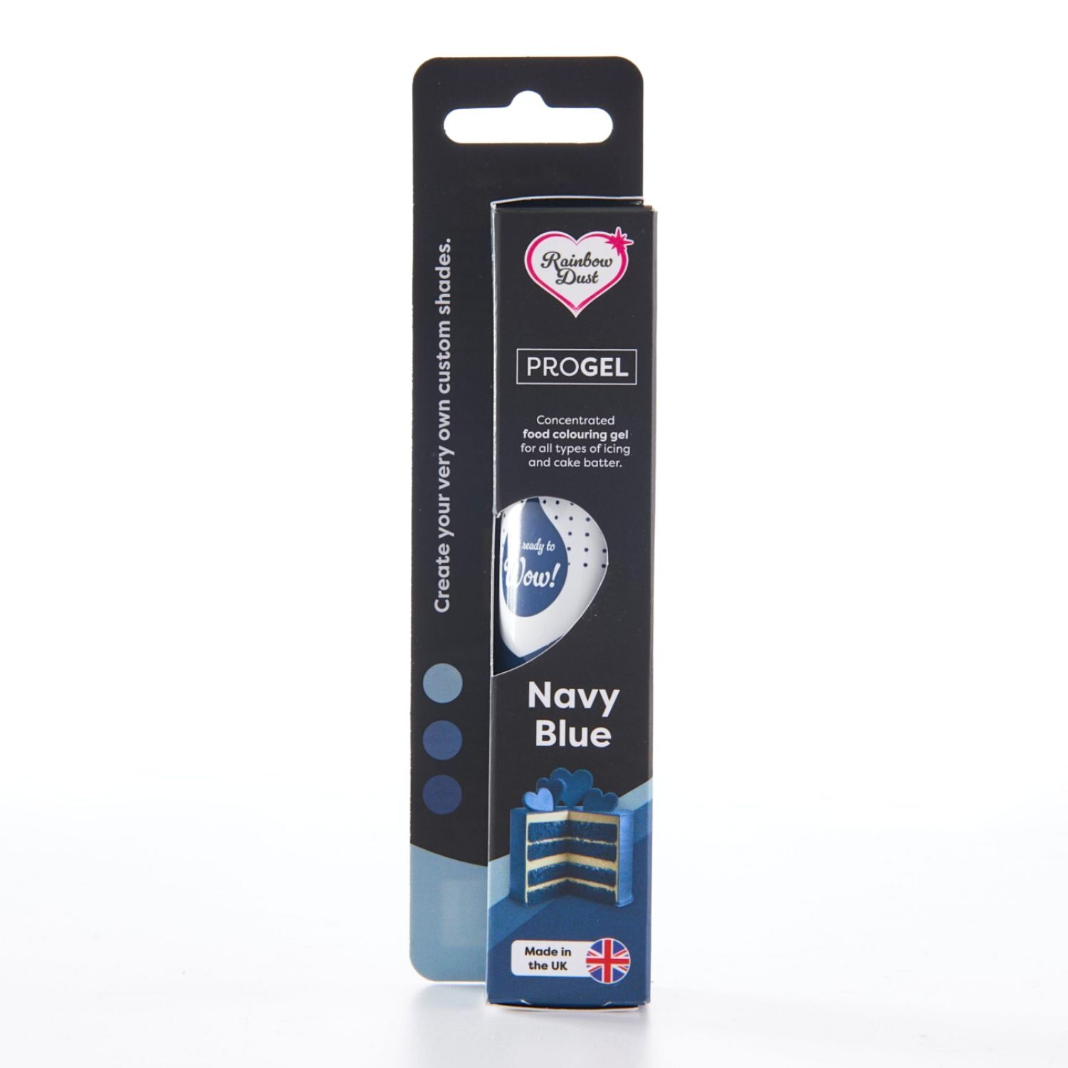 COLORANTE EN GEL "PROGEL" RAINBOW DUST - NAVY BLUE / AZUL MARINO 25 G 2 COLORANTE EN GEL "PROGEL" RAINBOW DUST - NAVY BLUE / AZUL MARINO 25 G - Imagen 2
