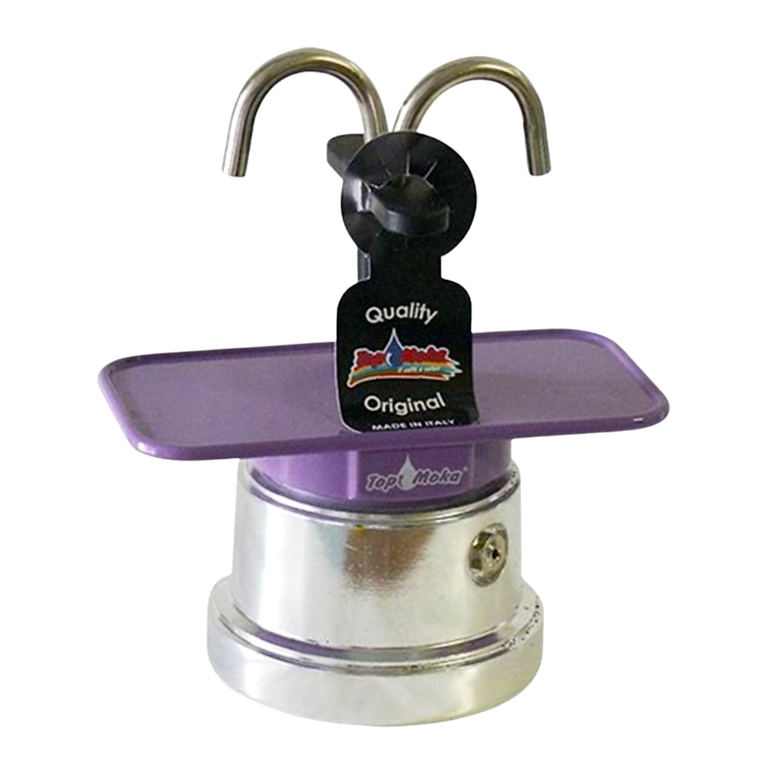 SET CAFETERA "MINI" TOP MOKA - LILA (2 TAZAS) 2 SET CAFETERA "MINI" TOP MOKA - LILA (2 TAZAS) - Imagen 2