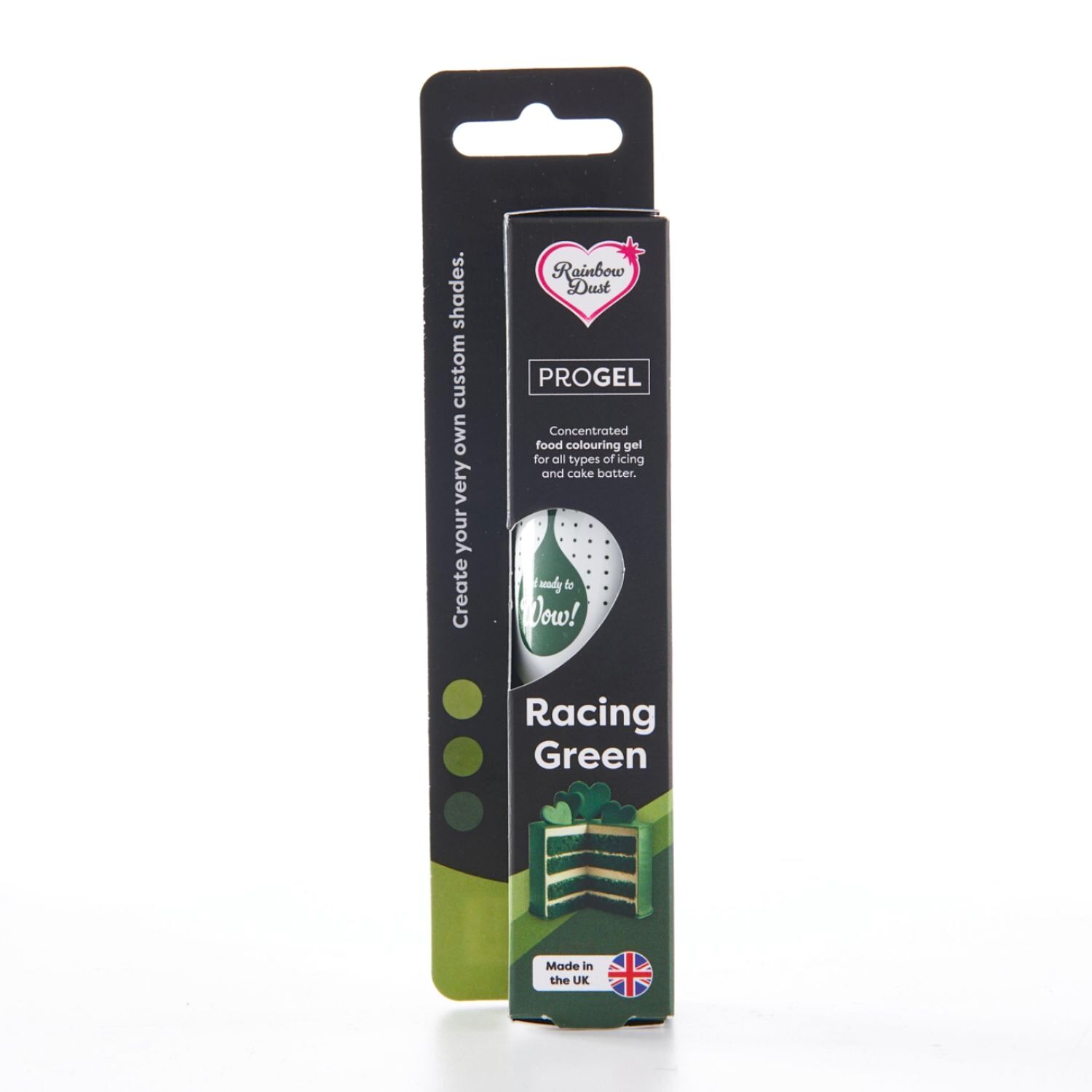 COLORANTE EN GEL "PROGEL" RAINBOW DUST - RACING GREEN / VERDE ACEBO 25 G 2 COLORANTE EN GEL "PROGEL" RAINBOW DUST - RACING GREEN / VERDE ACEBO 25 G - Imagen 2