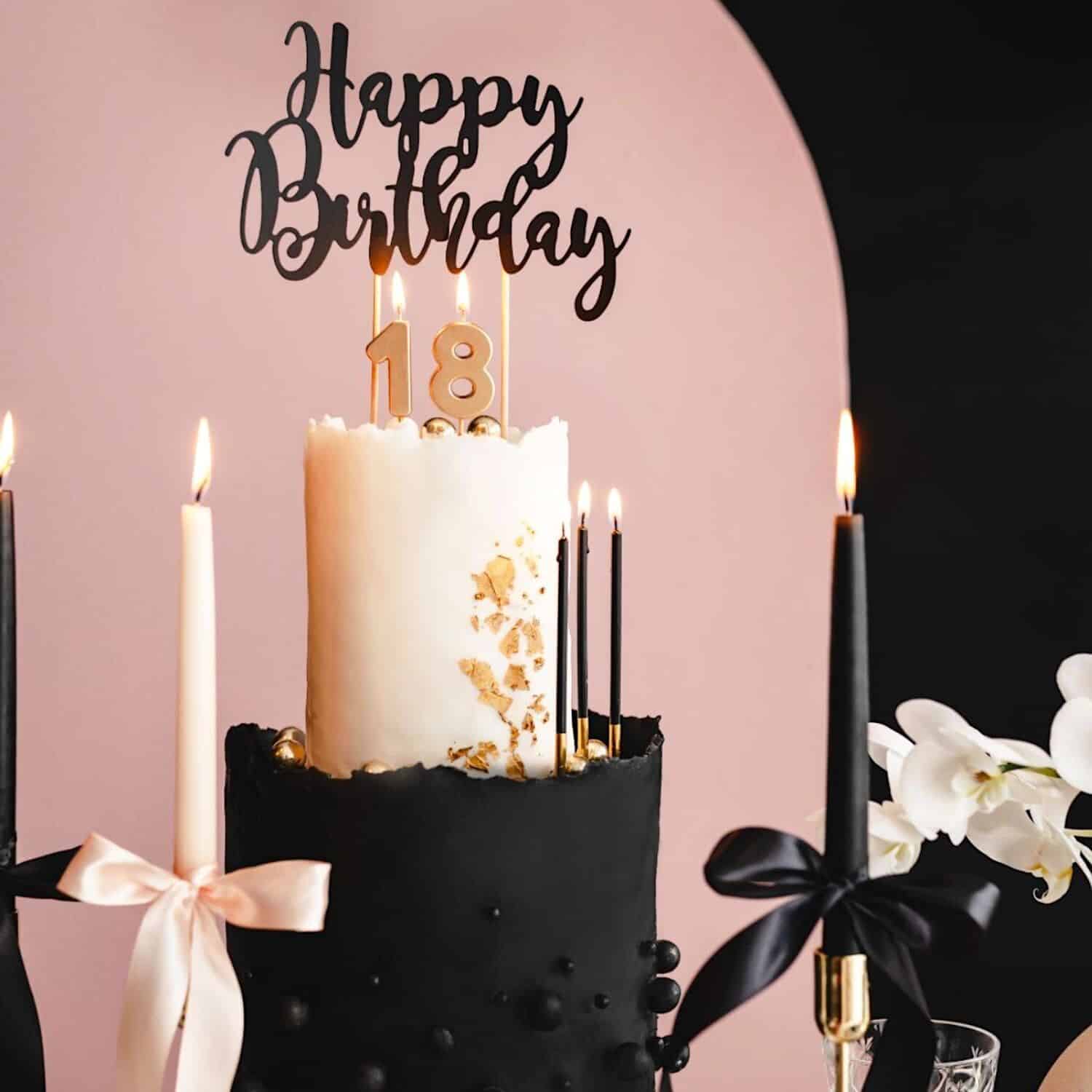 VELAS CUMPLEAÑOS PARTYDECO - NEGRO / DORADO (14 CM) 3 VELAS CUMPLEAÑOS PARTYDECO - NEGRO / DORADO (14 CM) - Imagen 3