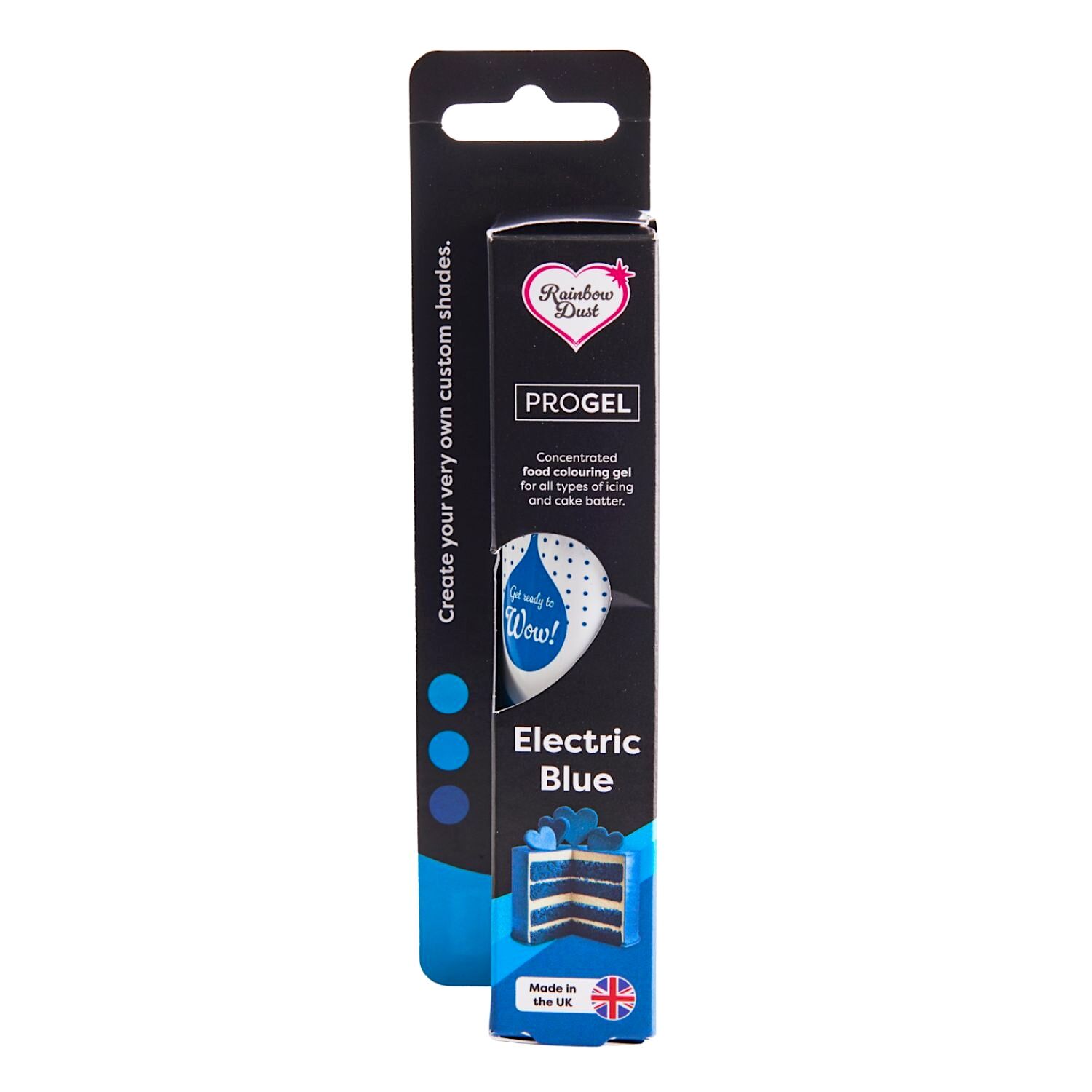 COLORANTE EN GEL "PROGEL" RAINBOW DUST - ELECTRIC BLUE / AZUL ELECTRICO 25 G 3 COLORANTE EN GEL "PROGEL" RAINBOW DUST - ELECTRIC BLUE / AZUL ELECTRICO 25 G - Imagen 3