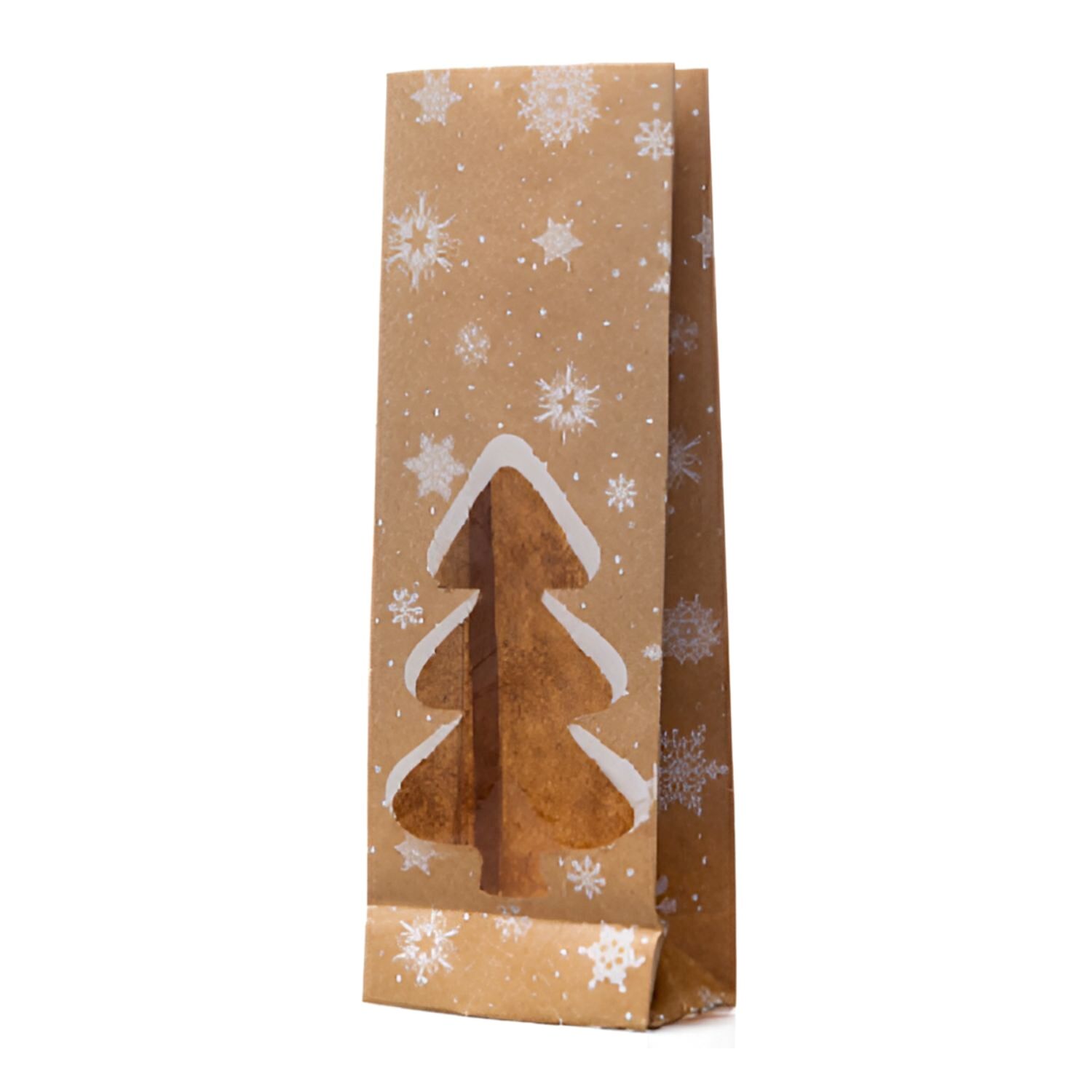 10 BOLSAS DE PAPEL KRAFT PARA DULCES NAVIDAD - ABETO 1 10 BOLSAS DE PAPEL KRAFT PARA DULCES NAVIDAD - ABETO