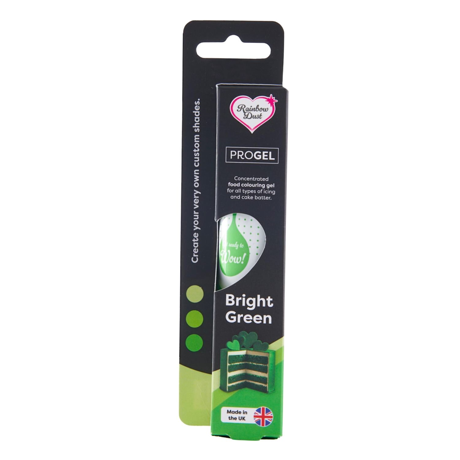 COLORANTE EN GEL "PROGEL" RAINBOW DUST - BRIGHT GREEN / VERDE BRILLANTE 25 G 2 COLORANTE EN GEL "PROGEL" RAINBOW DUST - BRIGHT GREEN / VERDE BRILLANTE 25 G - Imagen 2