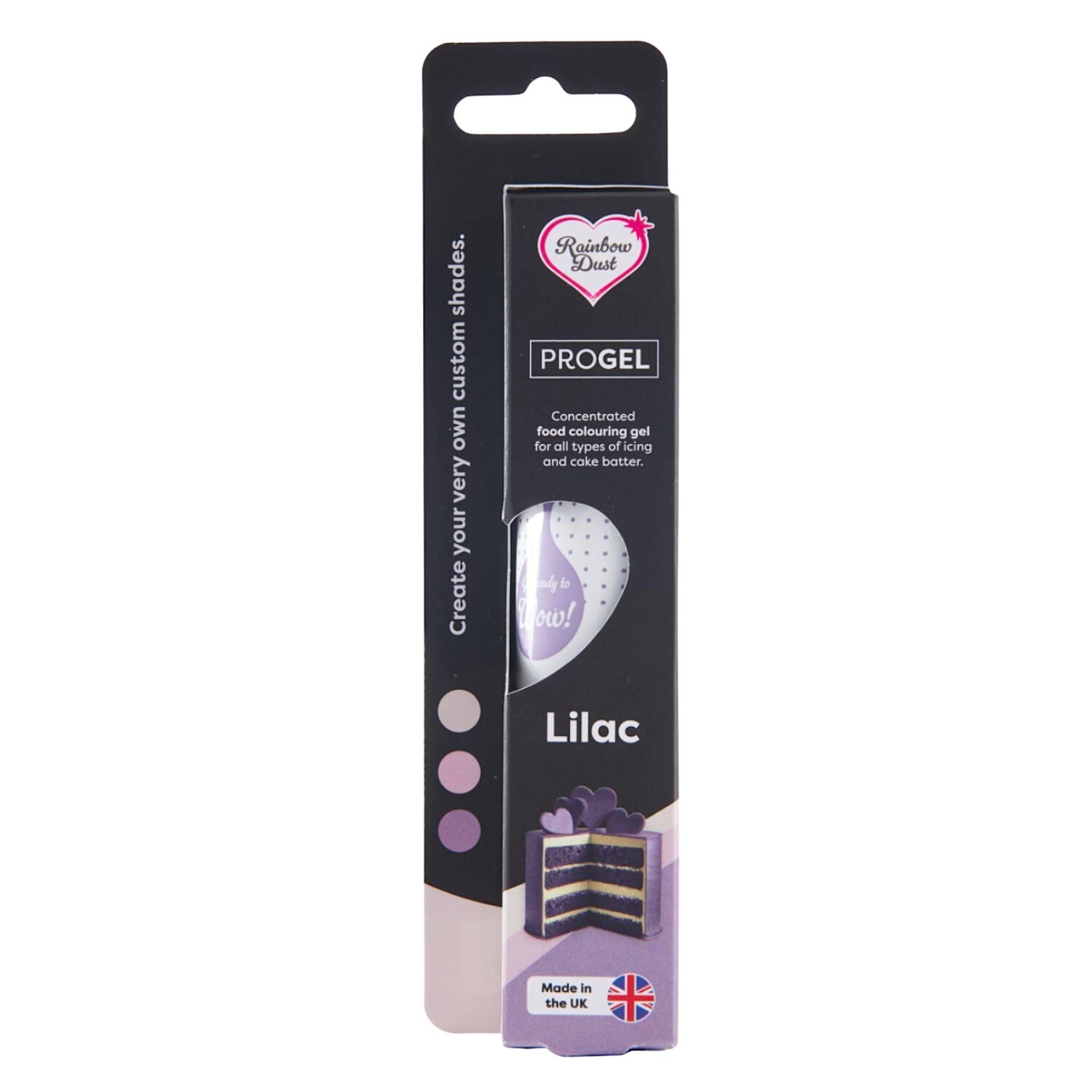 COLORANTE EN GEL "PROGEL" RAINBOW DUST - LILAC / LILA 25 G 2 COLORANTE EN GEL "PROGEL" RAINBOW DUST - LILAC / LILA 25 G - Imagen 2