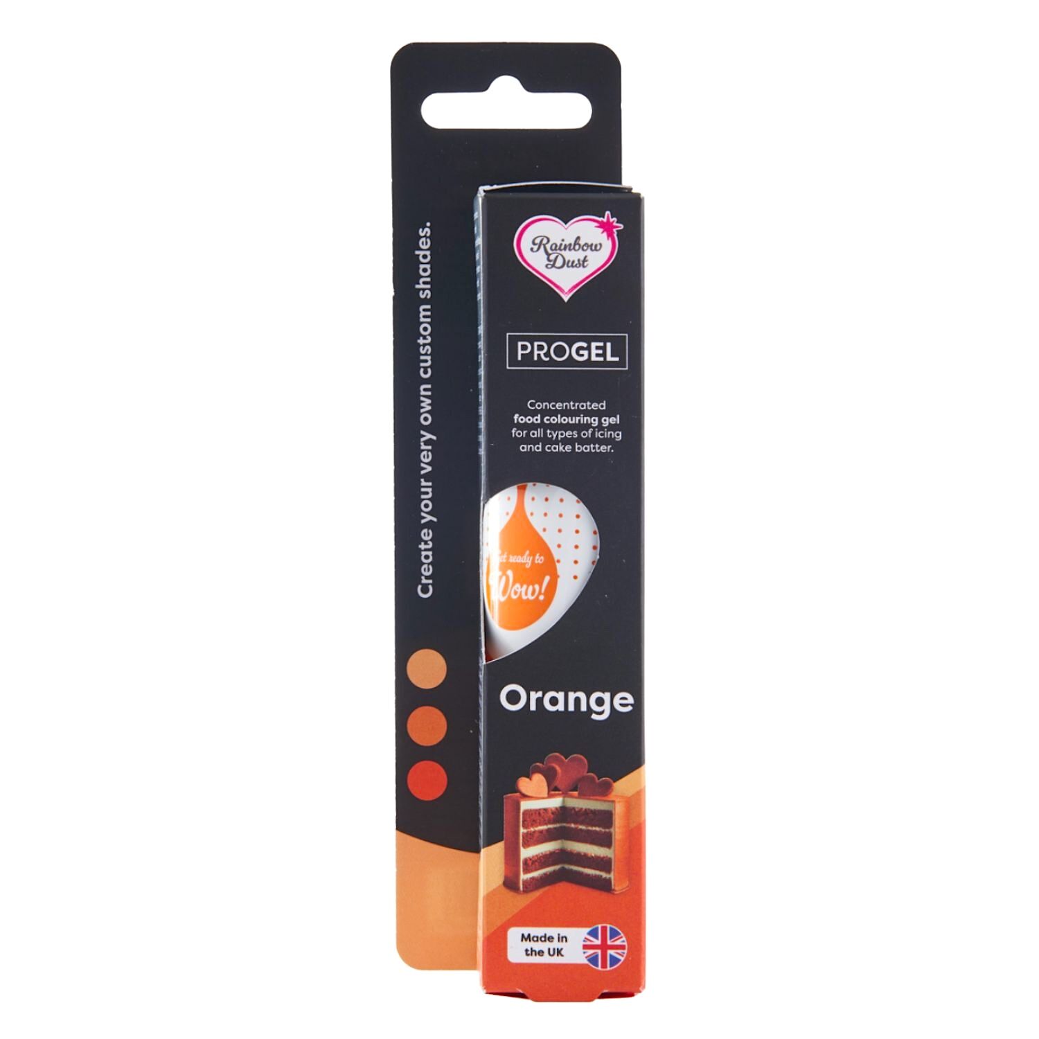 COLORANTE EN GEL "PROGEL" RAINBOW DUST - ORANGE / NARANJA 25 G 3 COLORANTE EN GEL "PROGEL" RAINBOW DUST - ORANGE / NARANJA 25 G - Imagen 3