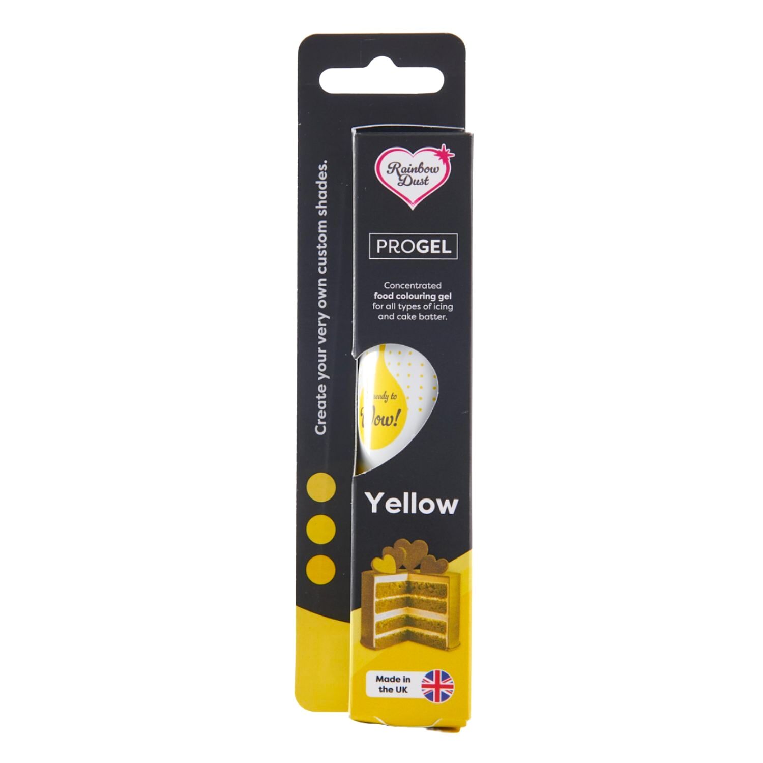 COLORANTE EN GEL "PROGEL" RAINBOW DUST - YELLOW / AMARILLO 25 G 3 COLORANTE EN GEL "PROGEL" RAINBOW DUST - YELLOW / AMARILLO 25 G - Imagen 3