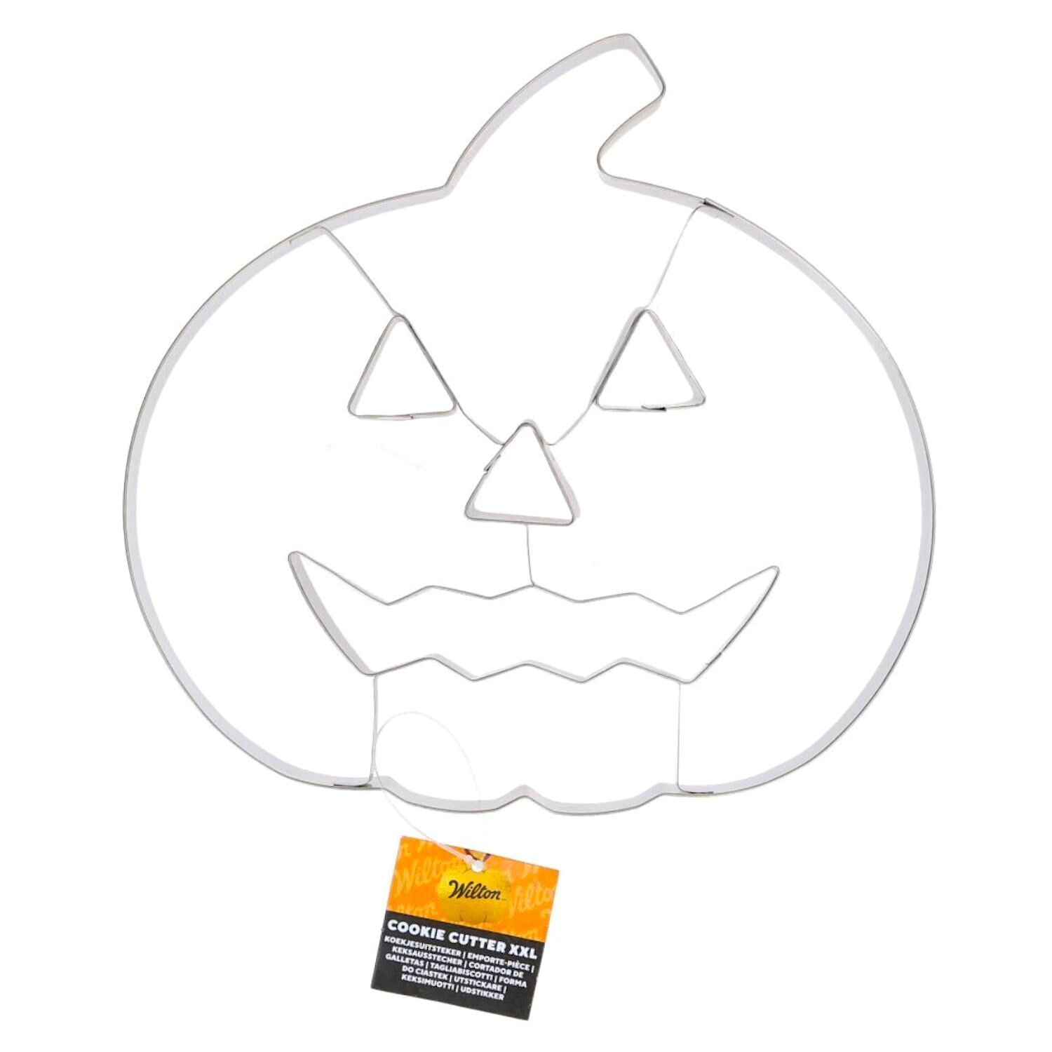 CORTADOR DE ACERO PARA GALLETAS XXL WILTON - CALABAZA 1 CORTADOR DE ACERO PARA GALLETAS XXL WILTON - CALABAZA