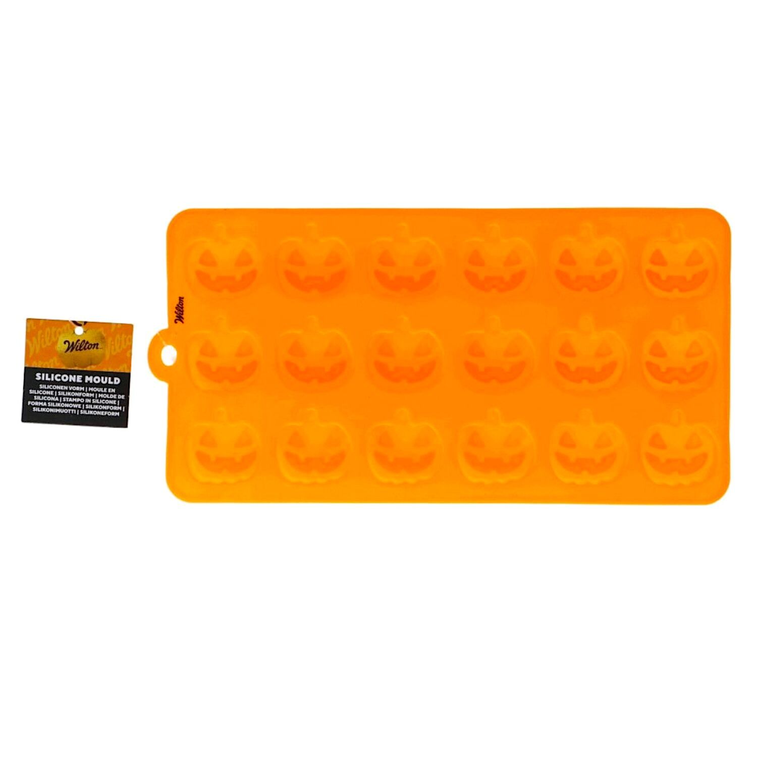 MOLDE SILICONA WILTON - MINI CALABAZAS HALLOWEEN 1 MOLDE SILICONA WILTON - MINI CALABAZAS HALLOWEEN