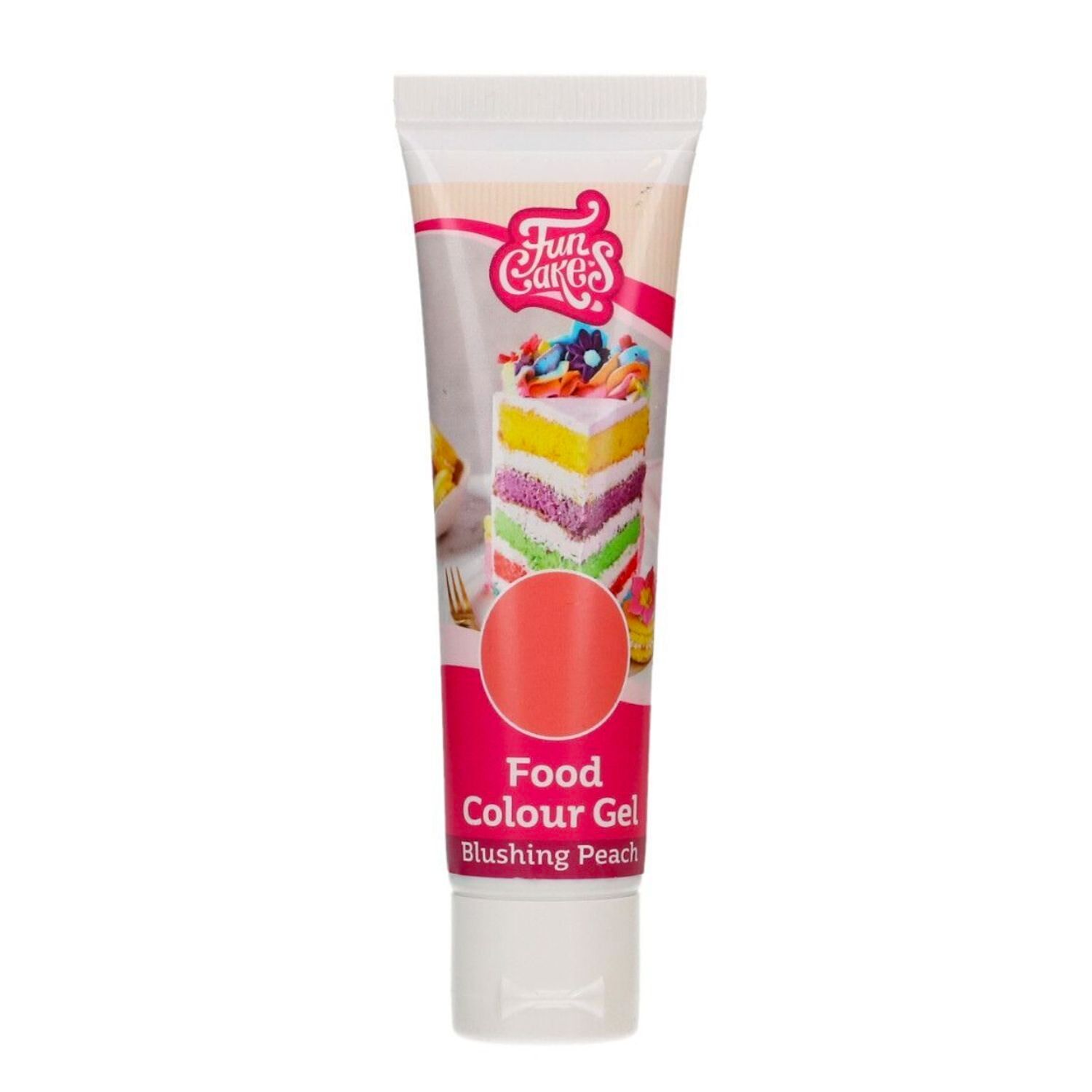COLORANTE EN GEL DE FUNCAKES - BLUSHING PEACH / MELOCOTON 30 G 1 COLORANTE EN GEL DE FUNCAKES - BLUSHING PEACH / MELOCOTON 30 G