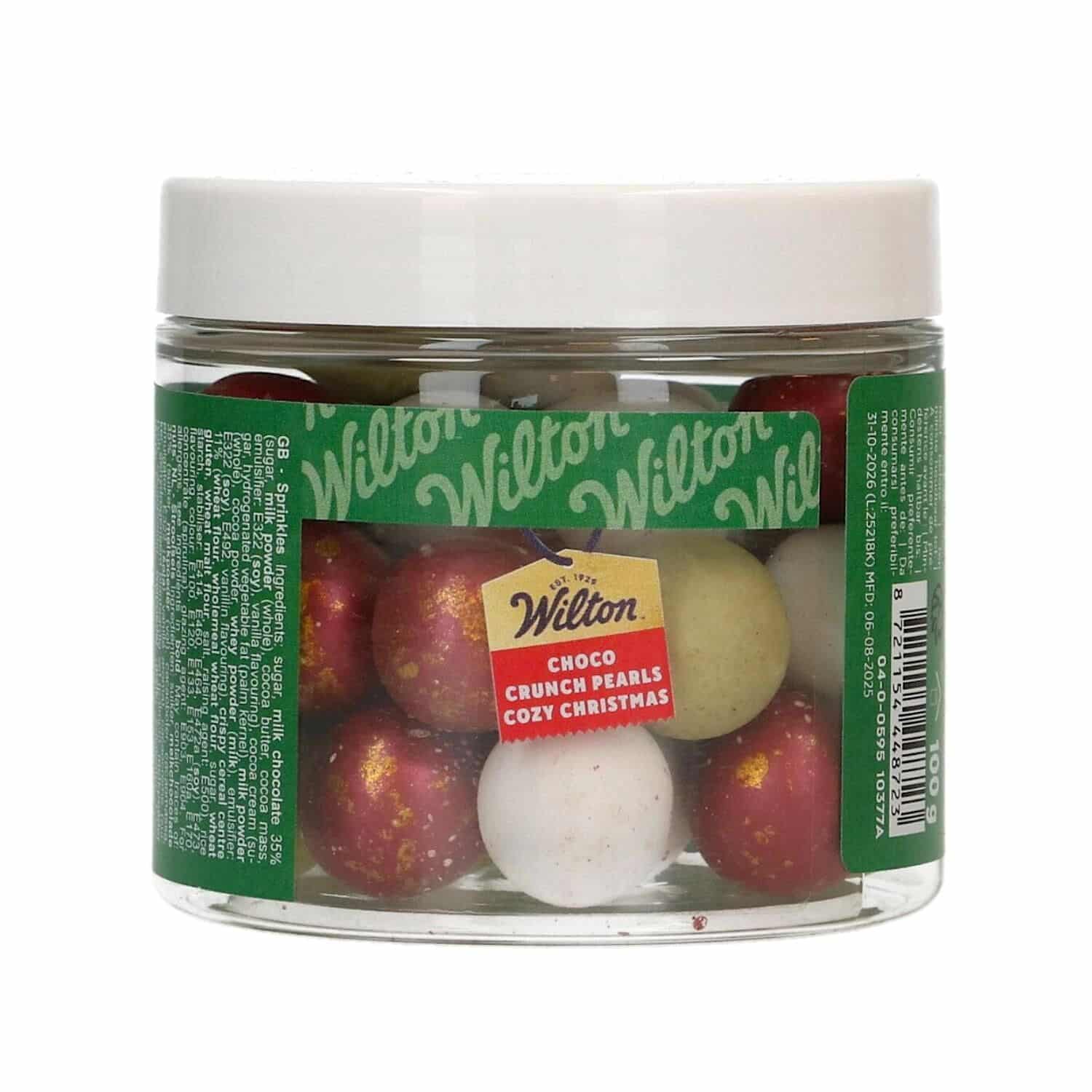 PERLAS DE CHOCOLATE CRUJIENTES WILTON - COZY CHRISTMAS (100 G) 1 PERLAS DE CHOCOLATE CRUJIENTES WILTON - COZY CHRISTMAS (100 G)