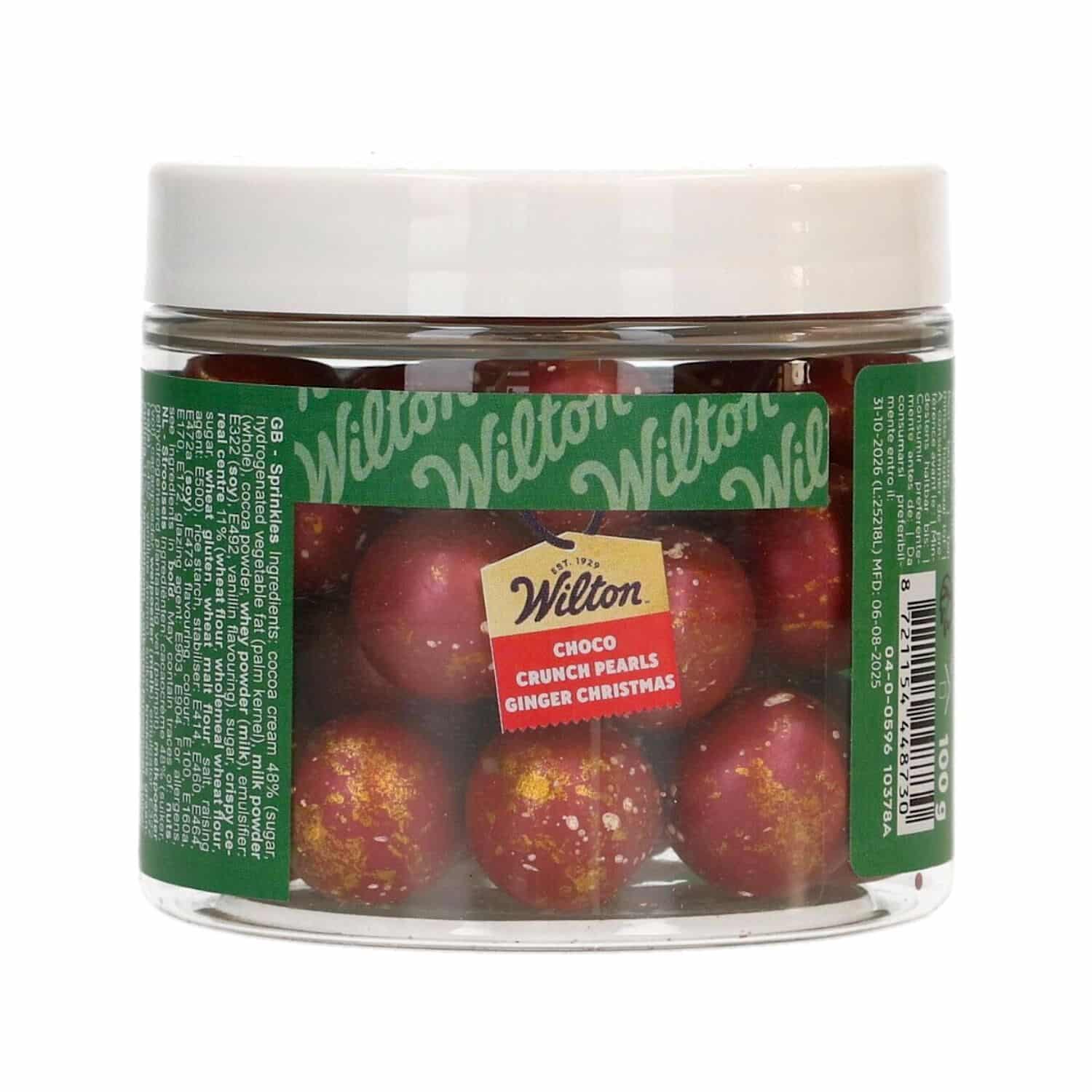 PERLAS DE CHOCOLATE CRUJIENTES WILTON - GINGER CHRISTMAS (100 G) 1 PERLAS DE CHOCOLATE CRUJIENTES WILTON - GINGER CHRISTMAS (100 G)