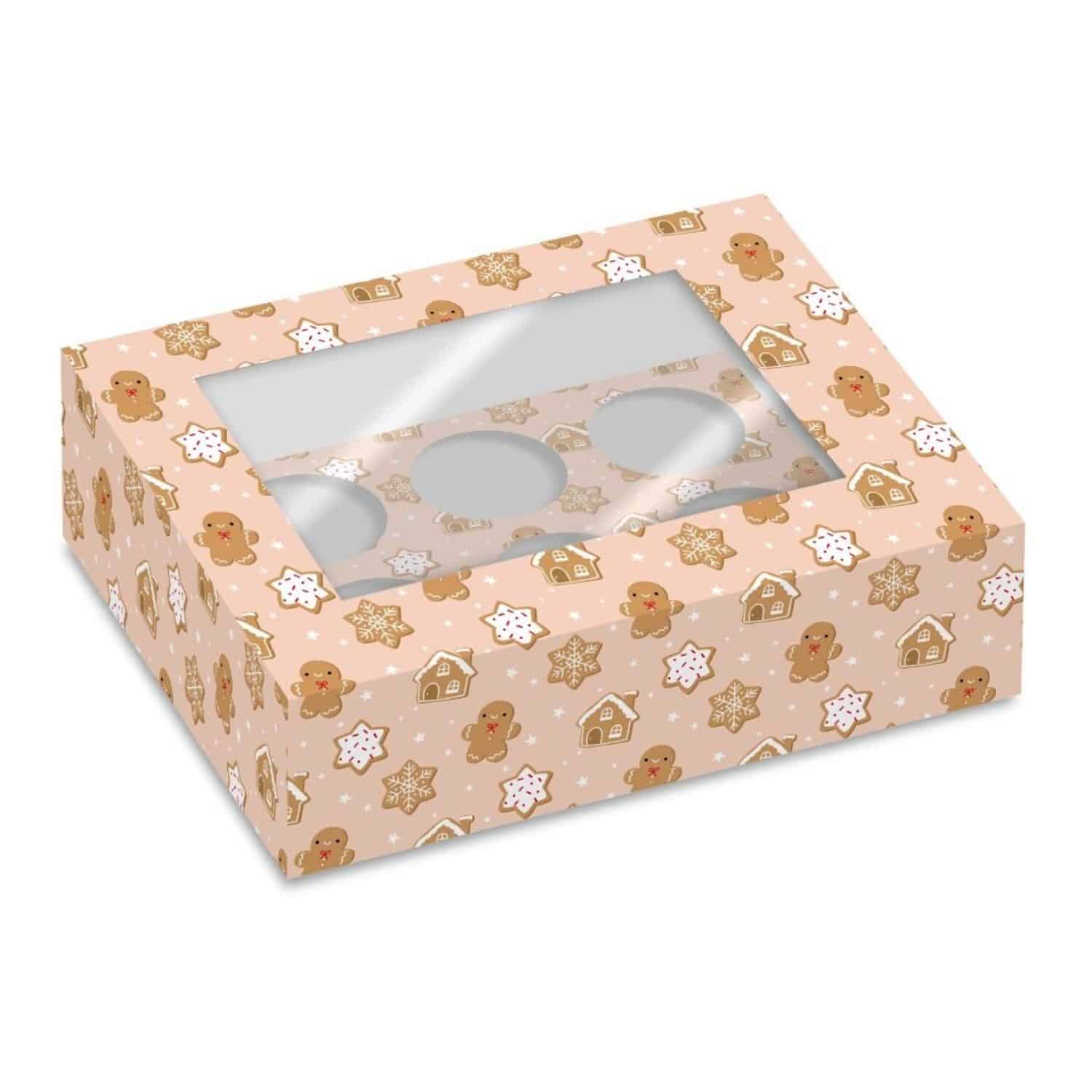 SET 2 CAJAS PARA 6 CUPCAKES SIMPLY MAKING - MUÑECOS DE JENGIBRE 1 SET 2 CAJAS PARA 6 CUPCAKES SIMPLY MAKING - MUÑECOS DE JENGIBRE