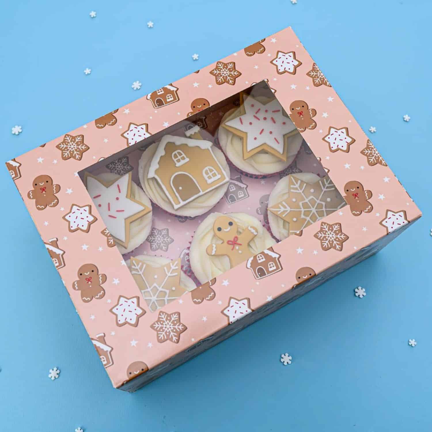 SET 2 CAJAS PARA 6 CUPCAKES SIMPLY MAKING - MUÑECOS DE JENGIBRE 2 SET 2 CAJAS PARA 6 CUPCAKES SIMPLY MAKING - MUÑECOS DE JENGIBRE - Imagen 2