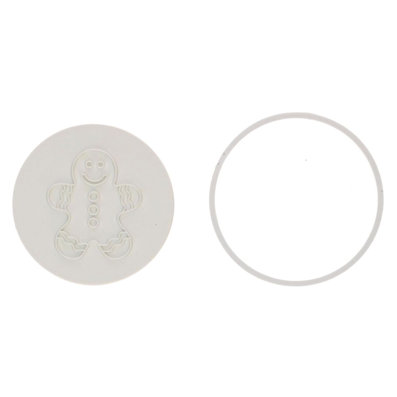 CORTADOR + SELLO PARA GALLETAS WILTON - MUÑECO DE JENGIBRE 2 CORTADOR + SELLO PARA GALLETAS WILTON - MUÑECO DE JENGIBRE - Imagen 2