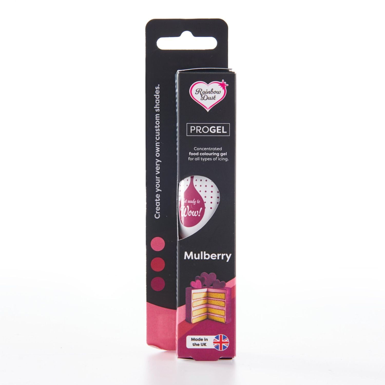 COLORANTE EN GEL "PROGEL" RAINBOW DUST - MULBERRY / ROJO VINO 25 G 3 COLORANTE EN GEL "PROGEL" RAINBOW DUST - MULBERRY / ROJO VINO 25 G - Imagen 3