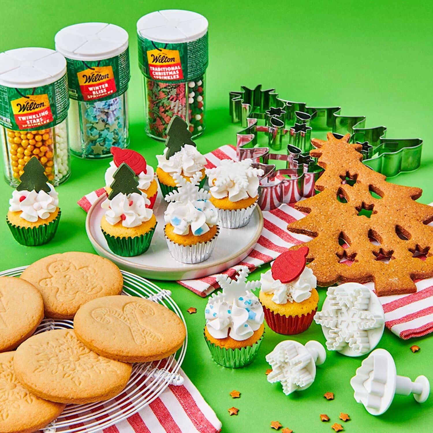 SET CORTADORES CON EXPULSOR WILTON - ARBOLES DE NAVIDAD 3 SET CORTADORES CON EXPULSOR WILTON - ARBOLES DE NAVIDAD - Imagen 3