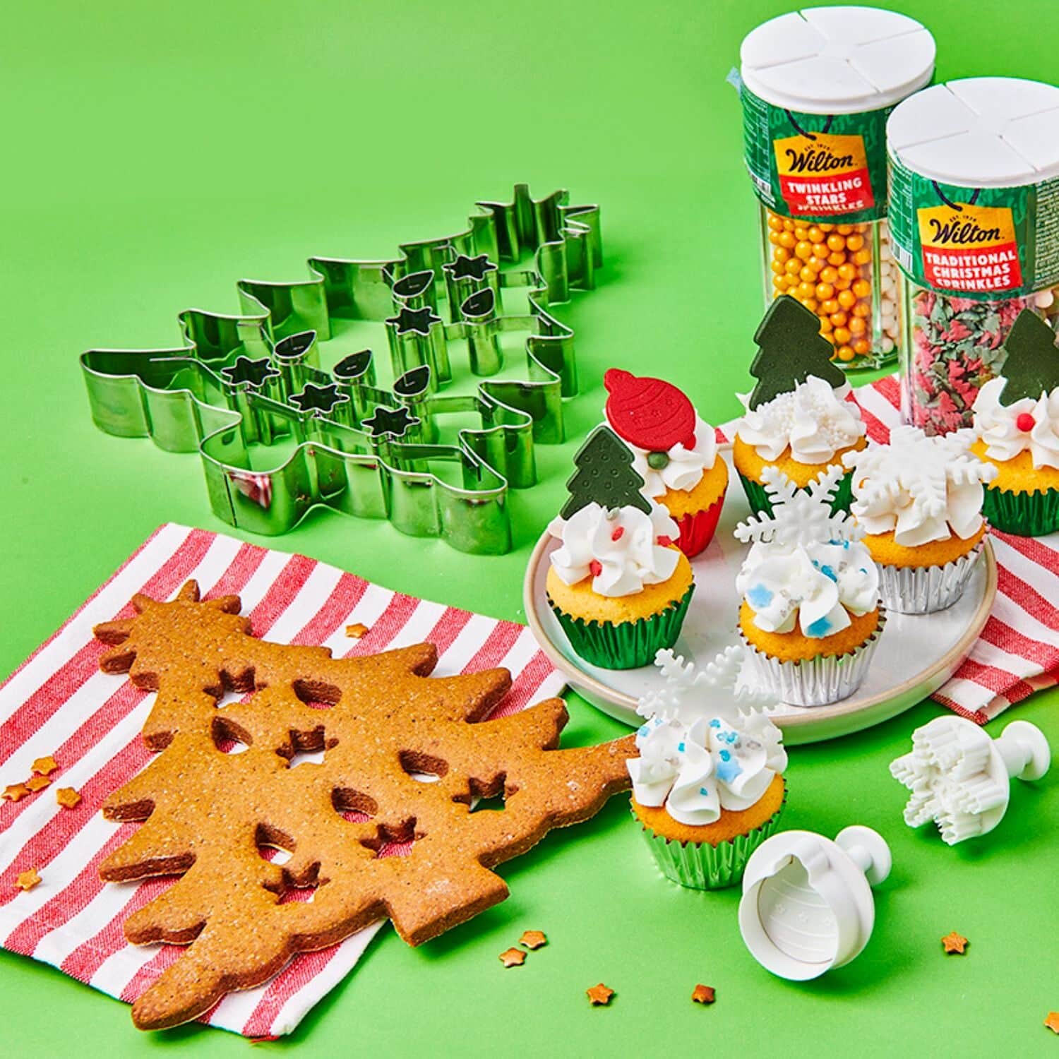 CORTADOR DE ACERO PARA GALLETAS XXL WILTON - ARBOL DE NAVIDAD 2 CORTADOR DE ACERO PARA GALLETAS XXL WILTON - ARBOL DE NAVIDAD - Imagen 2