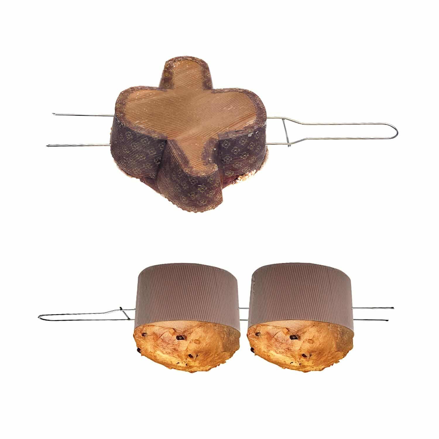 TENEDOR PINCHO PARA ENFRIAR PANETTONES (52 CM) 2 PUNTAS - DECORA 3 TENEDOR PINCHO PARA ENFRIAR PANETTONES (52 CM) 2 PUNTAS - DECORA - Imagen 3