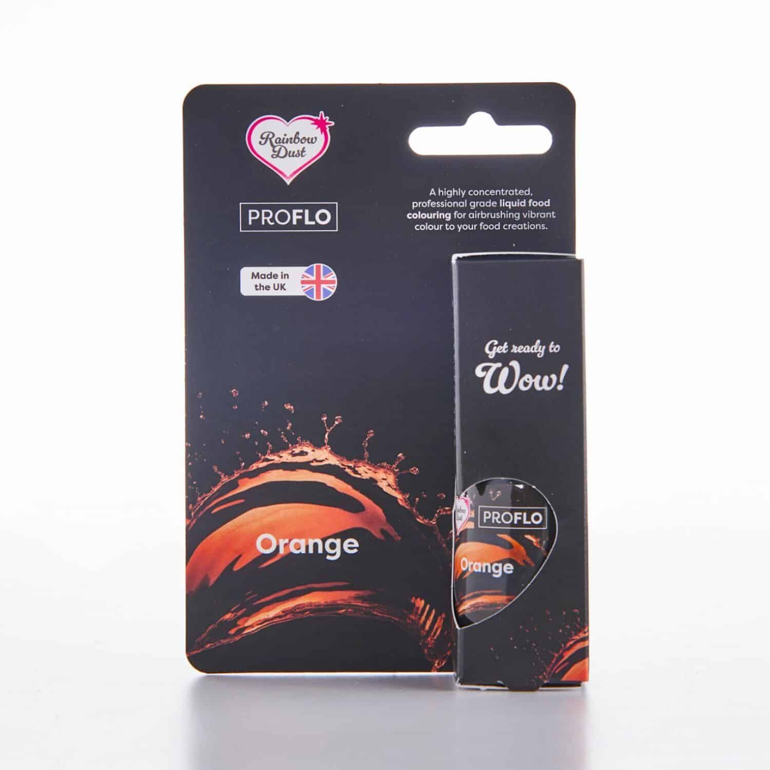 COLORANTE LIQUIDO "FLO" RAINBOW DUST - ORANGE / NARANJA 19 G 3 COLORANTE LIQUIDO "FLO" RAINBOW DUST - ORANGE / NARANJA 19 G - Imagen 3