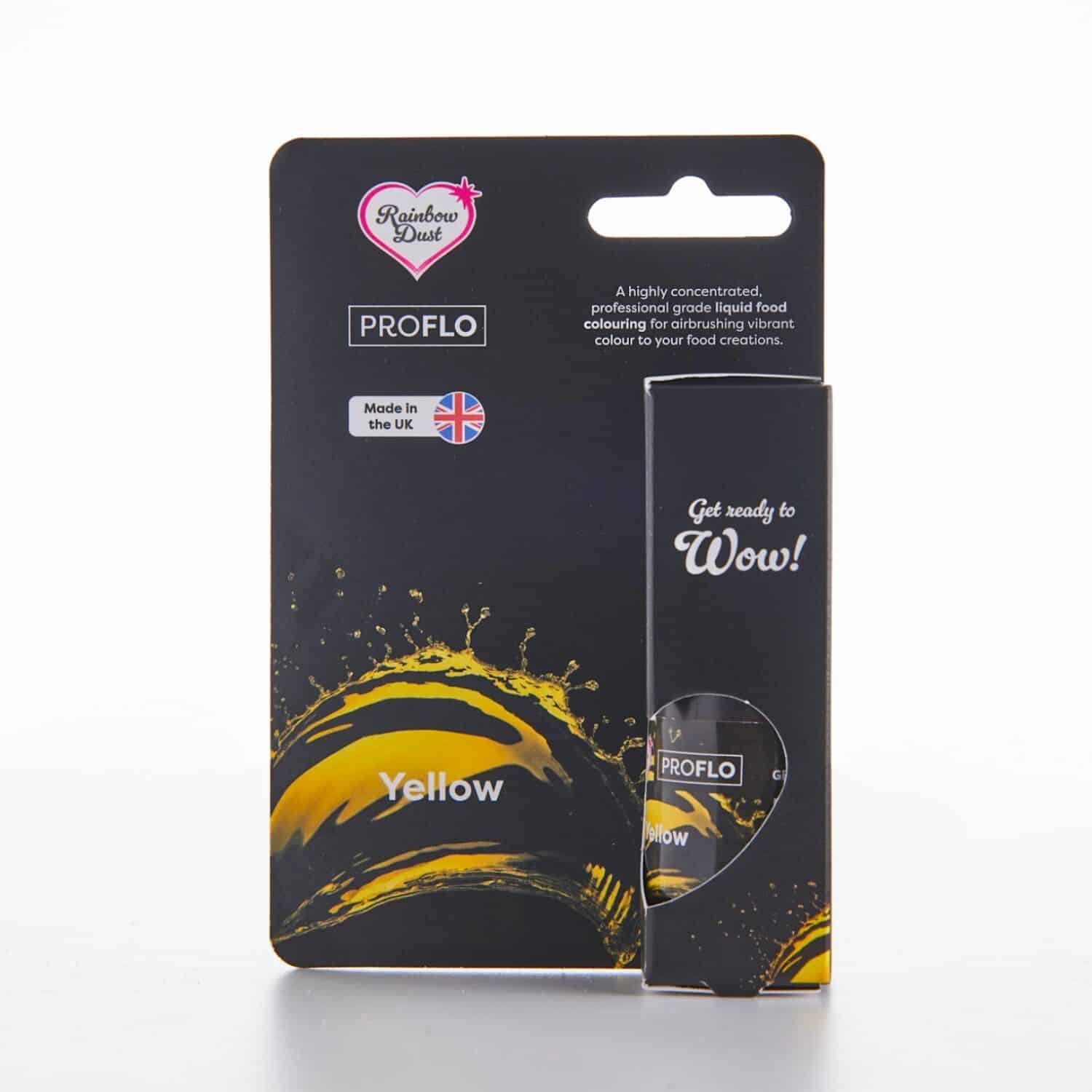 COLORANTE LIQUIDO "FLO" RAINBOW DUST - YELLOW / AMARILLO 19 G 3 COLORANTE LIQUIDO "FLO" RAINBOW DUST - YELLOW / AMARILLO 19 G - Imagen 3