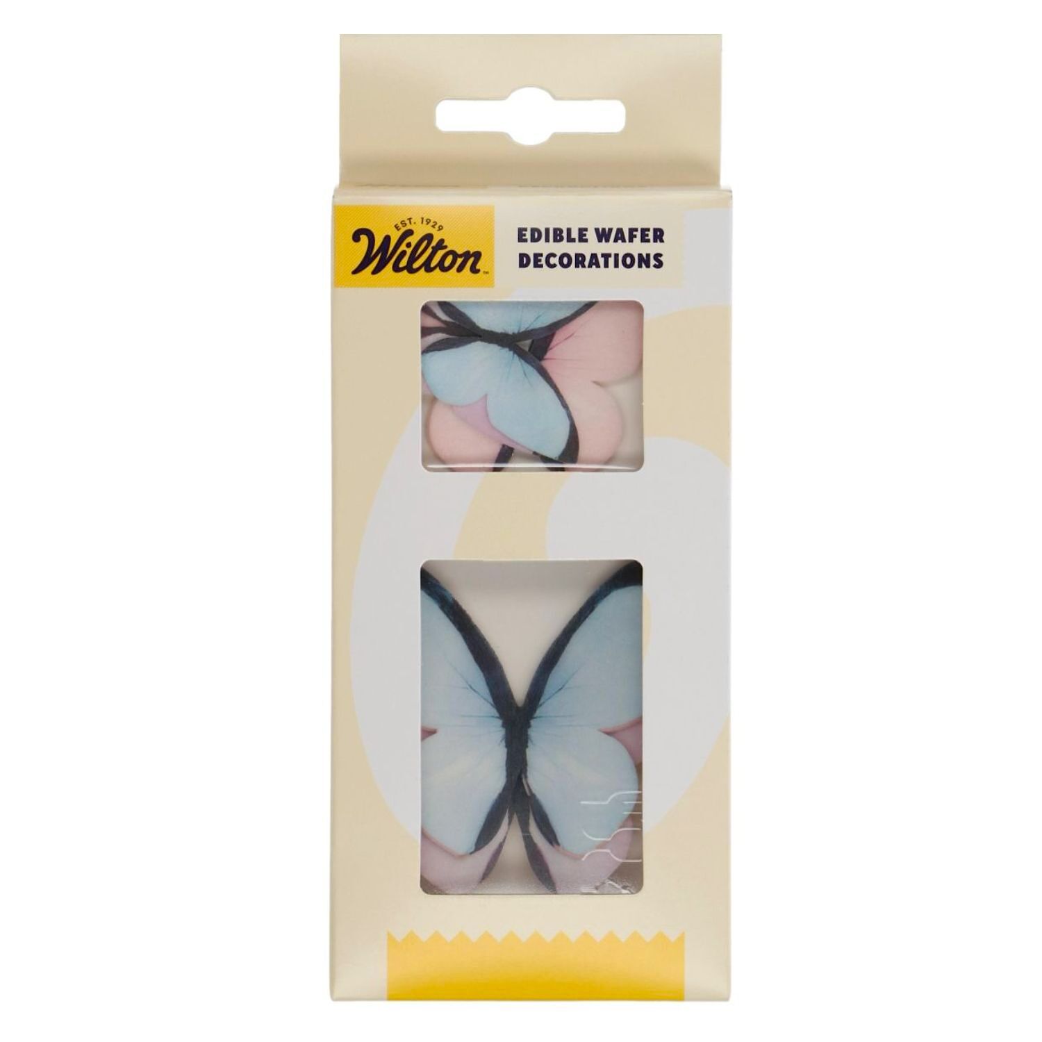 MARIPOSAS COMESTIBLES DE OBLEA WILTON - COLORES PASTEL 1 MARIPOSAS COMESTIBLES DE OBLEA WILTON - COLORES PASTEL