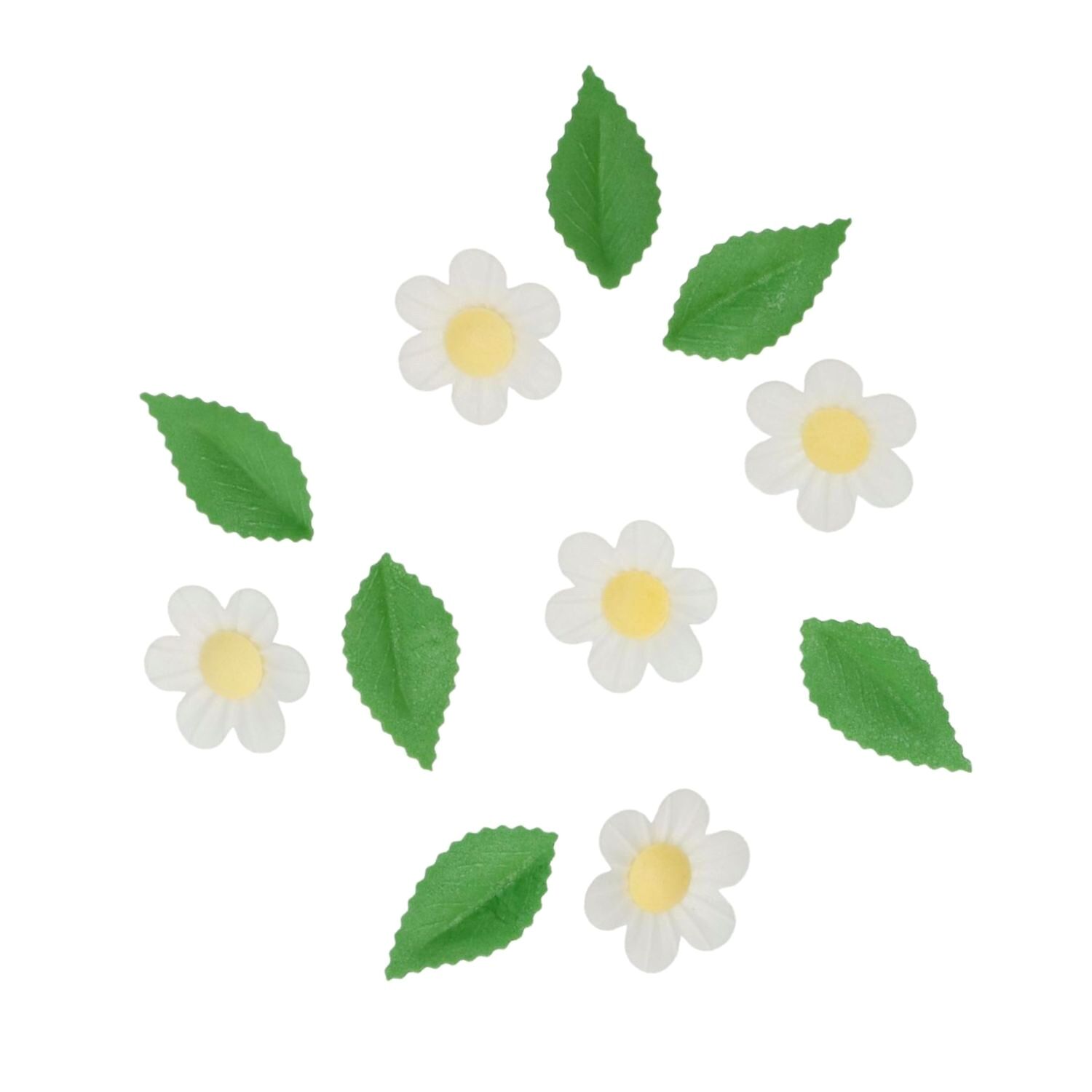 FLORES Y HOJAS COMESTIBLES DE OBLEA WILTON - BLANCAS 2 FLORES Y HOJAS COMESTIBLES DE OBLEA WILTON - BLANCAS - Imagen 2