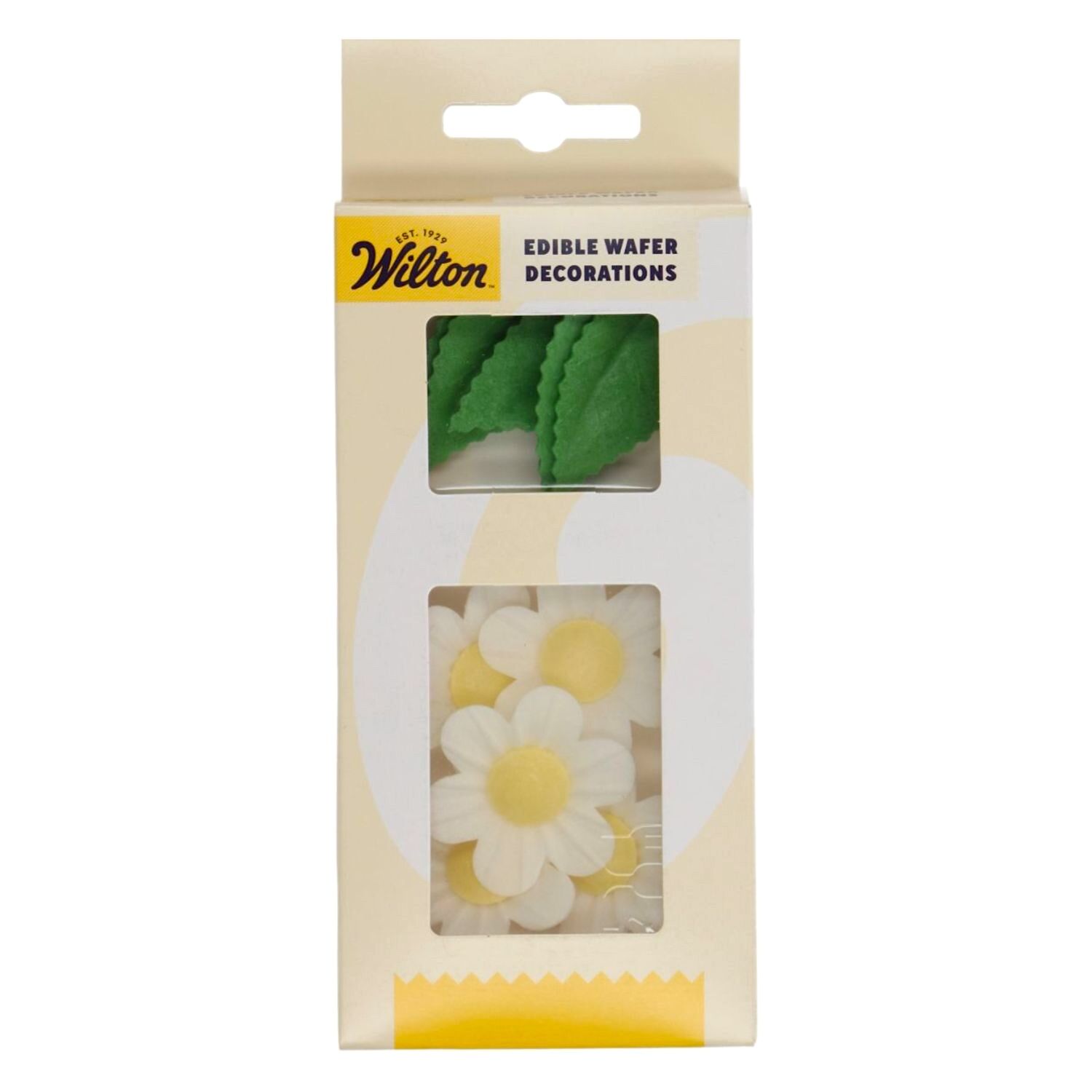 FLORES Y HOJAS COMESTIBLES DE OBLEA WILTON - BLANCAS 1 FLORES Y HOJAS COMESTIBLES DE OBLEA WILTON - BLANCAS