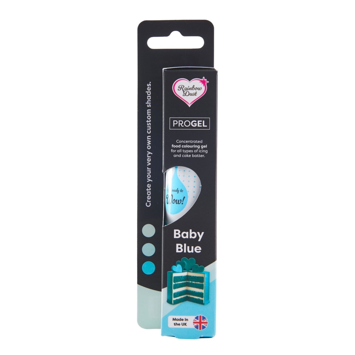 COLORANTE EN GEL "PROGEL" RAINBOW DUST - BABY BLUE / AZUL BEBE 25 G 3 COLORANTE EN GEL "PROGEL" RAINBOW DUST - BABY BLUE / AZUL BEBE 25 G - Imagen 3