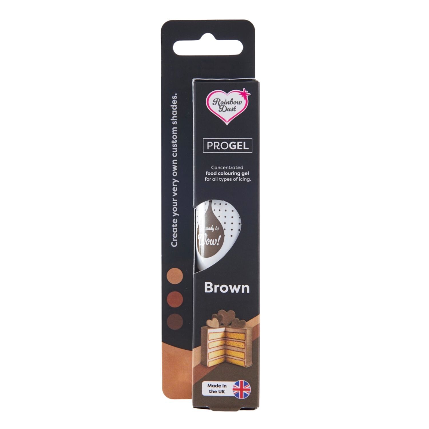 COLORANTE EN GEL "PROGEL" RAINBOW DUST - BROWN / MARRON 25 G 3 COLORANTE EN GEL "PROGEL" RAINBOW DUST - BROWN / MARRON 25 G - Imagen 3