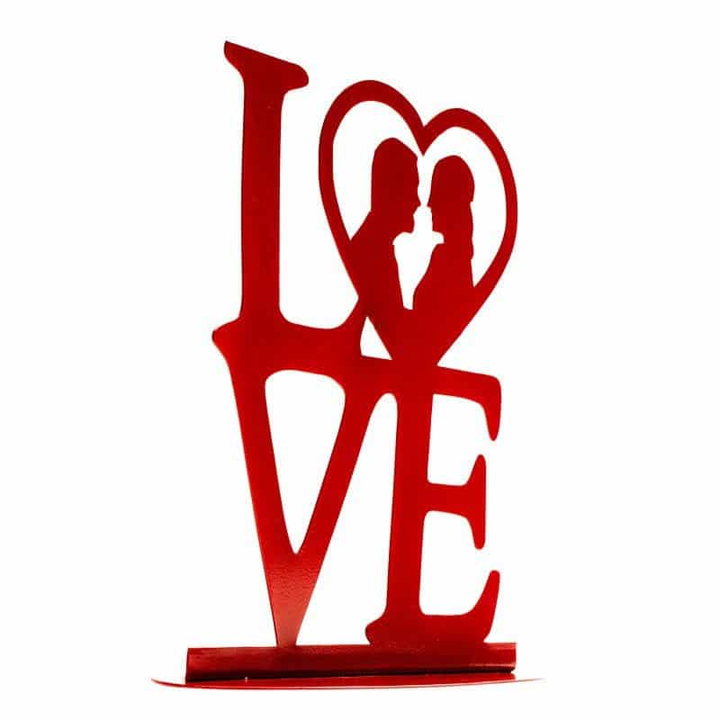 TOPPER PARA TARTA METALICO - LOVE 2 TOPPER PARA TARTA METALICO - LOVE - Imagen 2