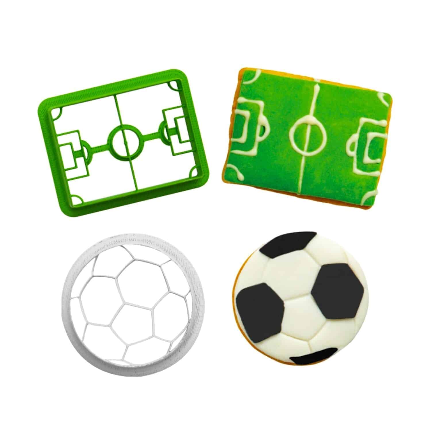 CORTADORES PARA GALLETAS FUTBOL - DECORA 3 CORTADORES PARA GALLETAS FUTBOL - DECORA - Imagen 3