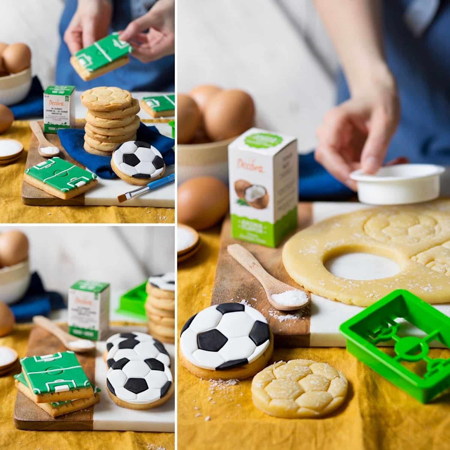 CORTADORES PARA GALLETAS FUTBOL - DECORA 2 CORTADORES PARA GALLETAS FUTBOL - DECORA - Imagen 2