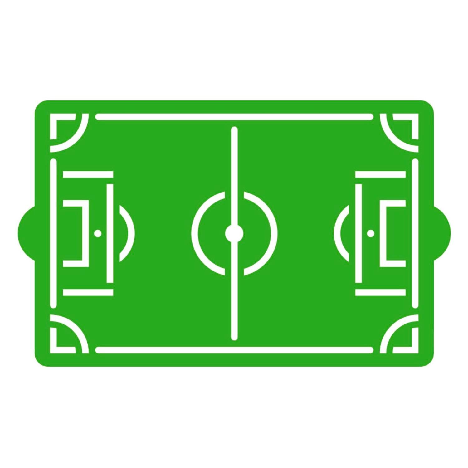 PLANTILLA DECORATIVA PARA TARTAS CAMPO DE FUTBOL – DECORA 2 PLANTILLA DECORATIVA PARA TARTAS CAMPO DE FUTBOL – DECORA - Imagen 2