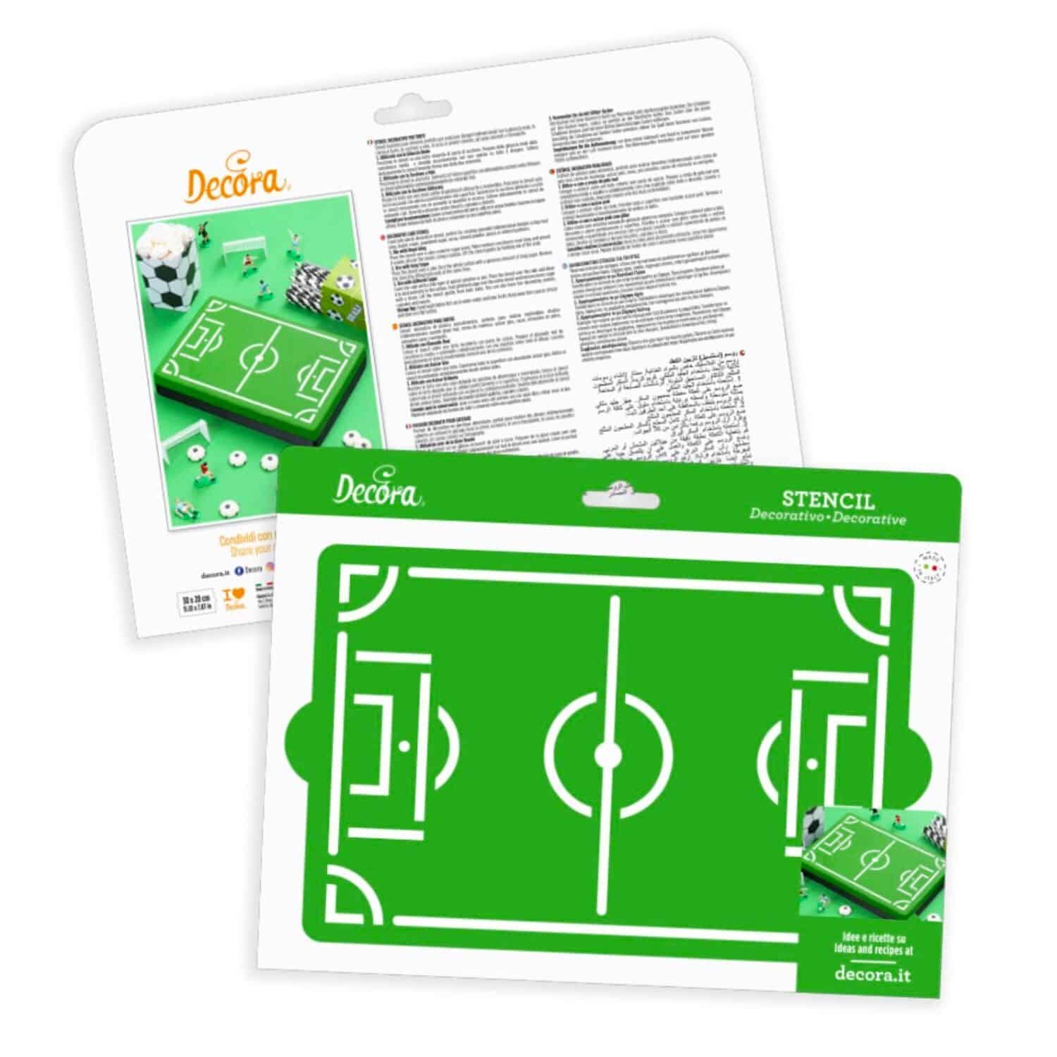 PLANTILLA DECORATIVA PARA TARTAS CAMPO DE FUTBOL – DECORA 4 PLANTILLA DECORATIVA PARA TARTAS CAMPO DE FUTBOL – DECORA - Imagen 4