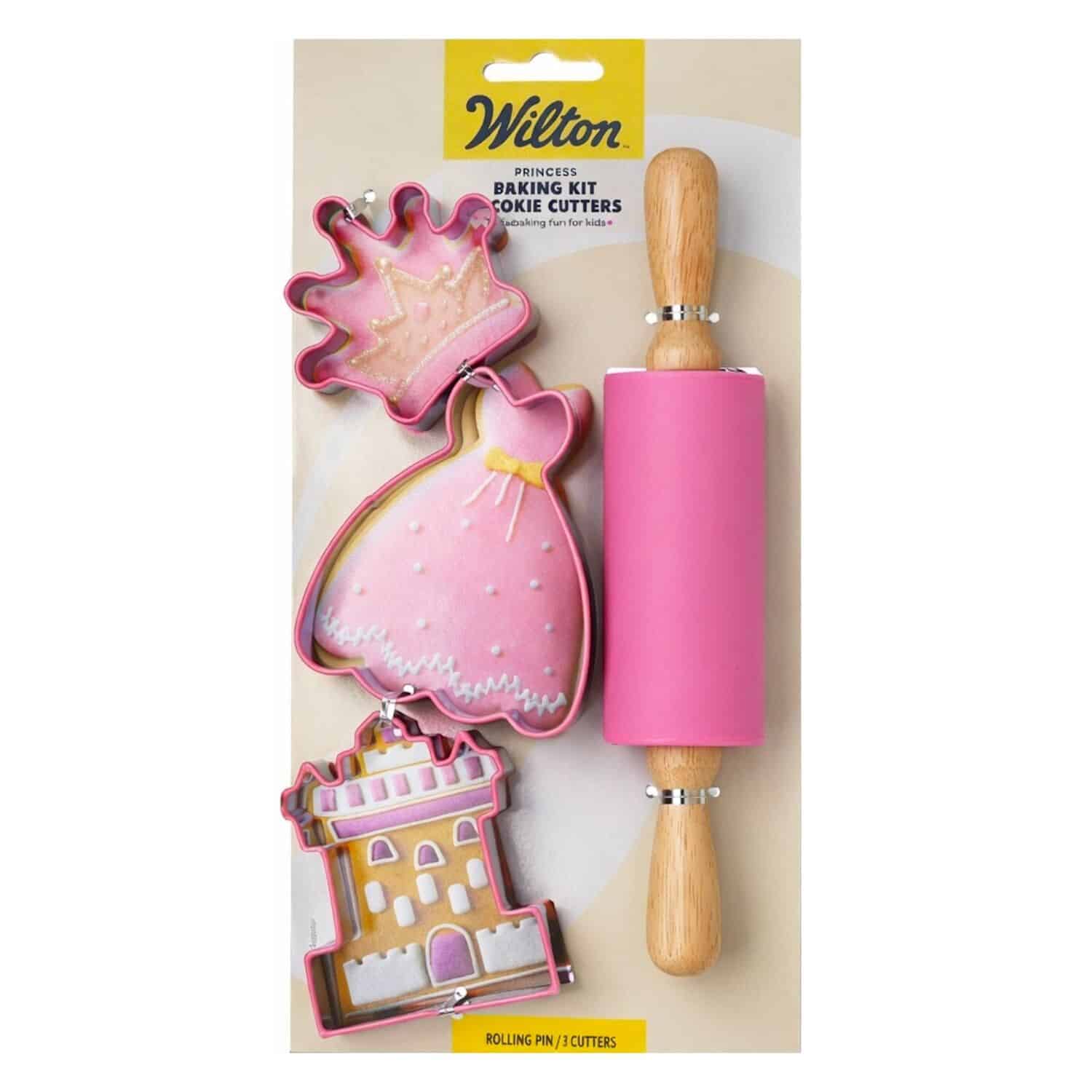 SET CORTADORES PARA GALLETAS CON RODILLO WILTON - PRINCESAS 1 SET CORTADORES PARA GALLETAS CON RODILLO WILTON - PRINCESAS