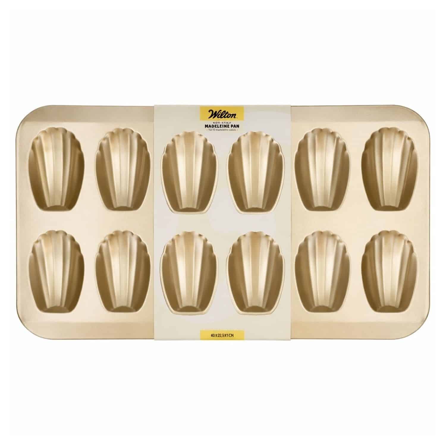 MOLDE MADELEINES FRANCESAS WILTON - 12 MAGDALENAS 1 MOLDE MADELEINES FRANCESAS WILTON - 12 MAGDALENAS