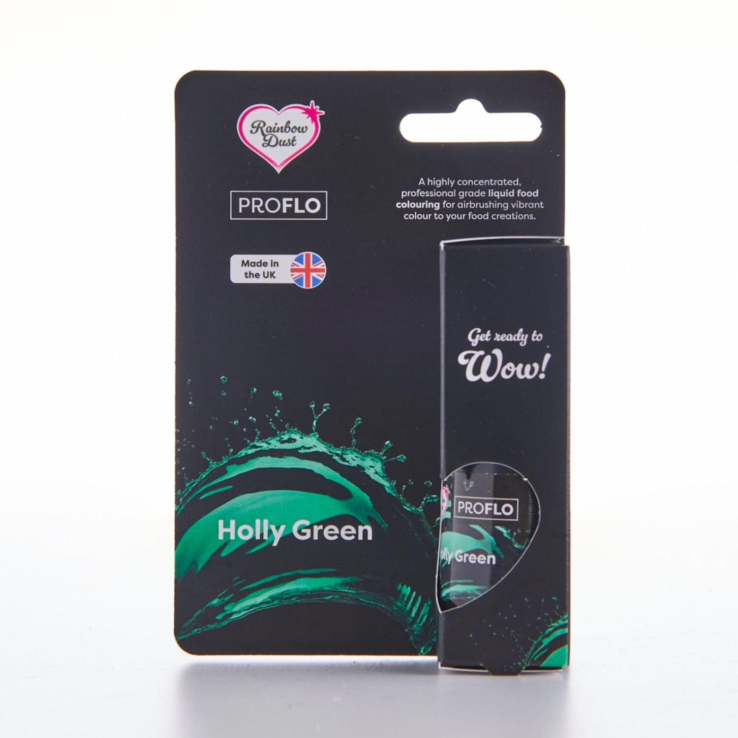 COLORANTE LIQUIDO "FLO" RAINBOW DUST - HOLLY GREEN / VERDE ACEBO 19 G 3 COLORANTE LIQUIDO "FLO" RAINBOW DUST - HOLLY GREEN / VERDE ACEBO 19 G - Imagen 3